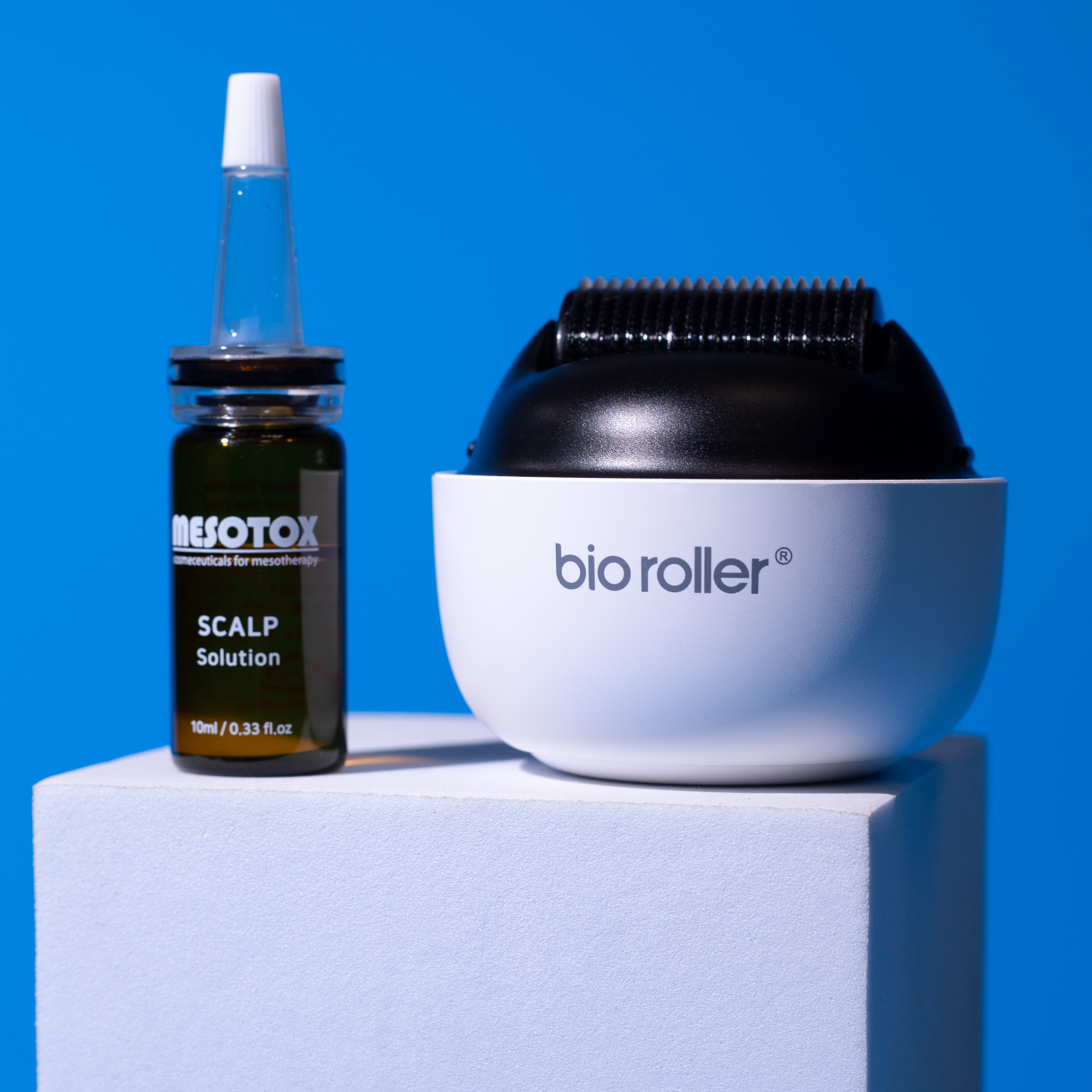 Mezonica Bio Roller G4 Щетка мезороллер 1,5 мм для мезотерапии ухода для кожи волос бороды купить в интернет-магазине Skin-Mag