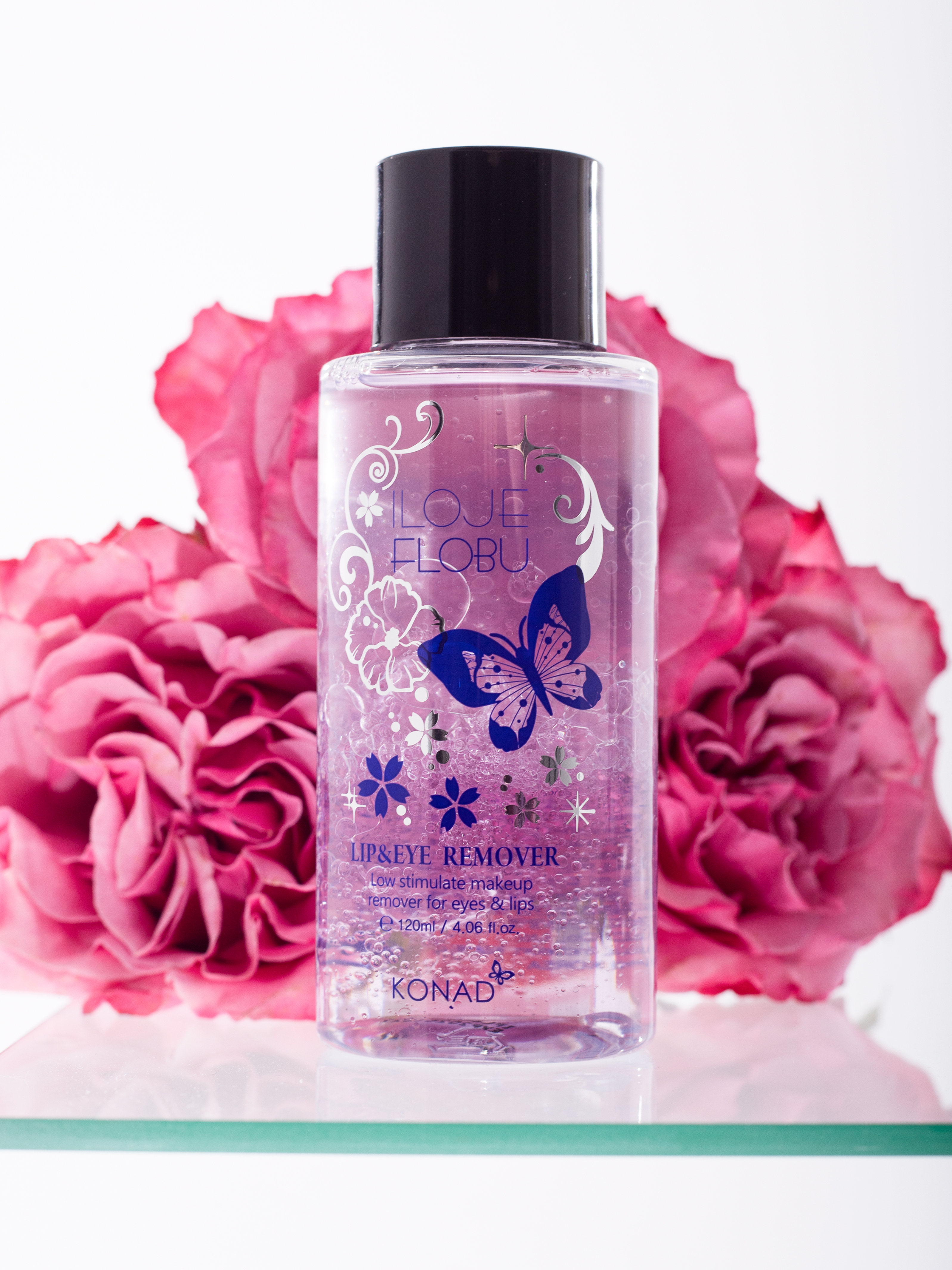 Konad iloje Flobu Lip ＆ Eye Cleaner Средство для снятия макияжа двухфазное, 120 мл купить в интернет-магазине Skin-Mag