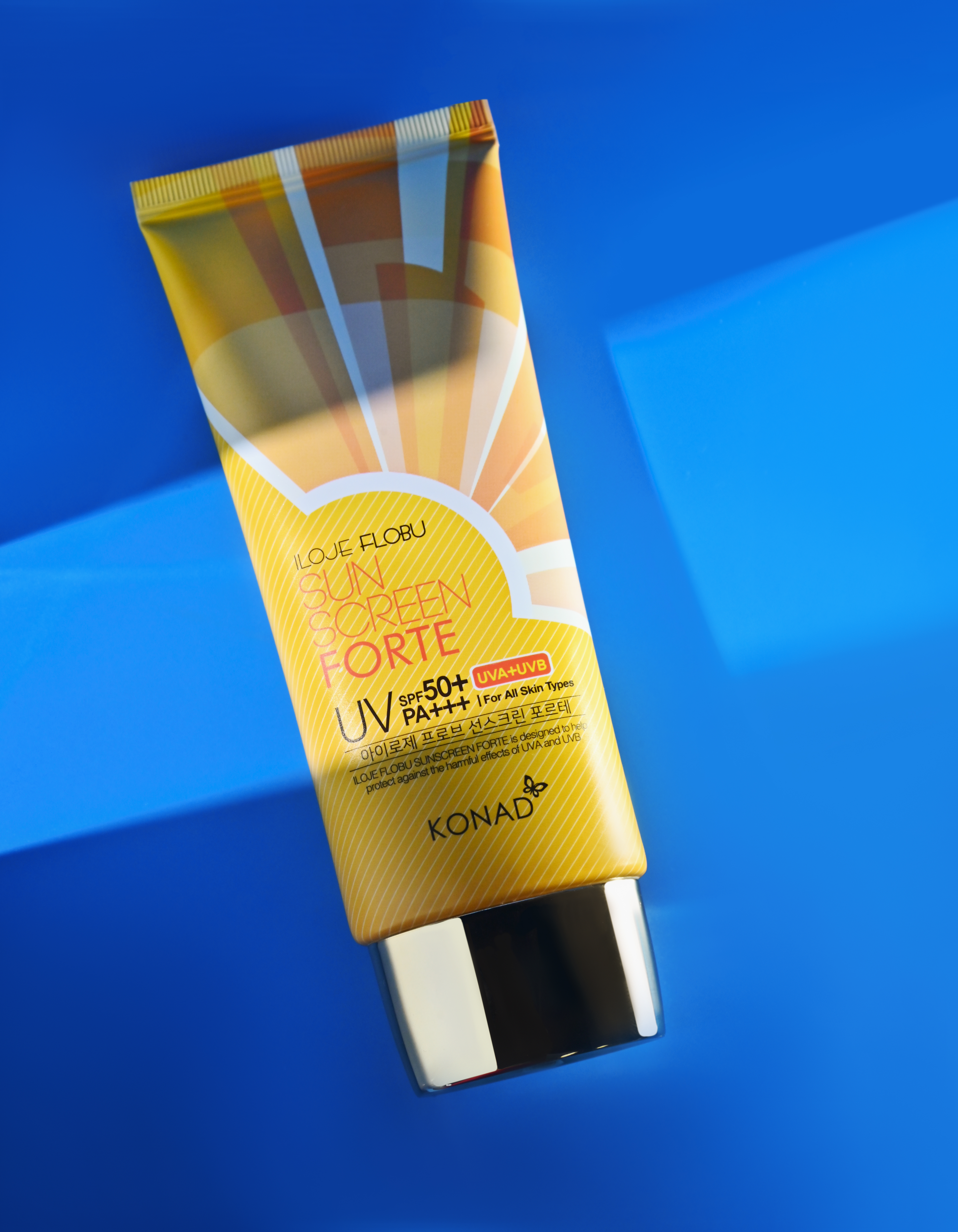 Konad iloje Flobu Sunscreen Forte Солнцезащитный крем для лица SPF50+ PA+++, 70 мл купить в интернет-магазине Skin-Mag