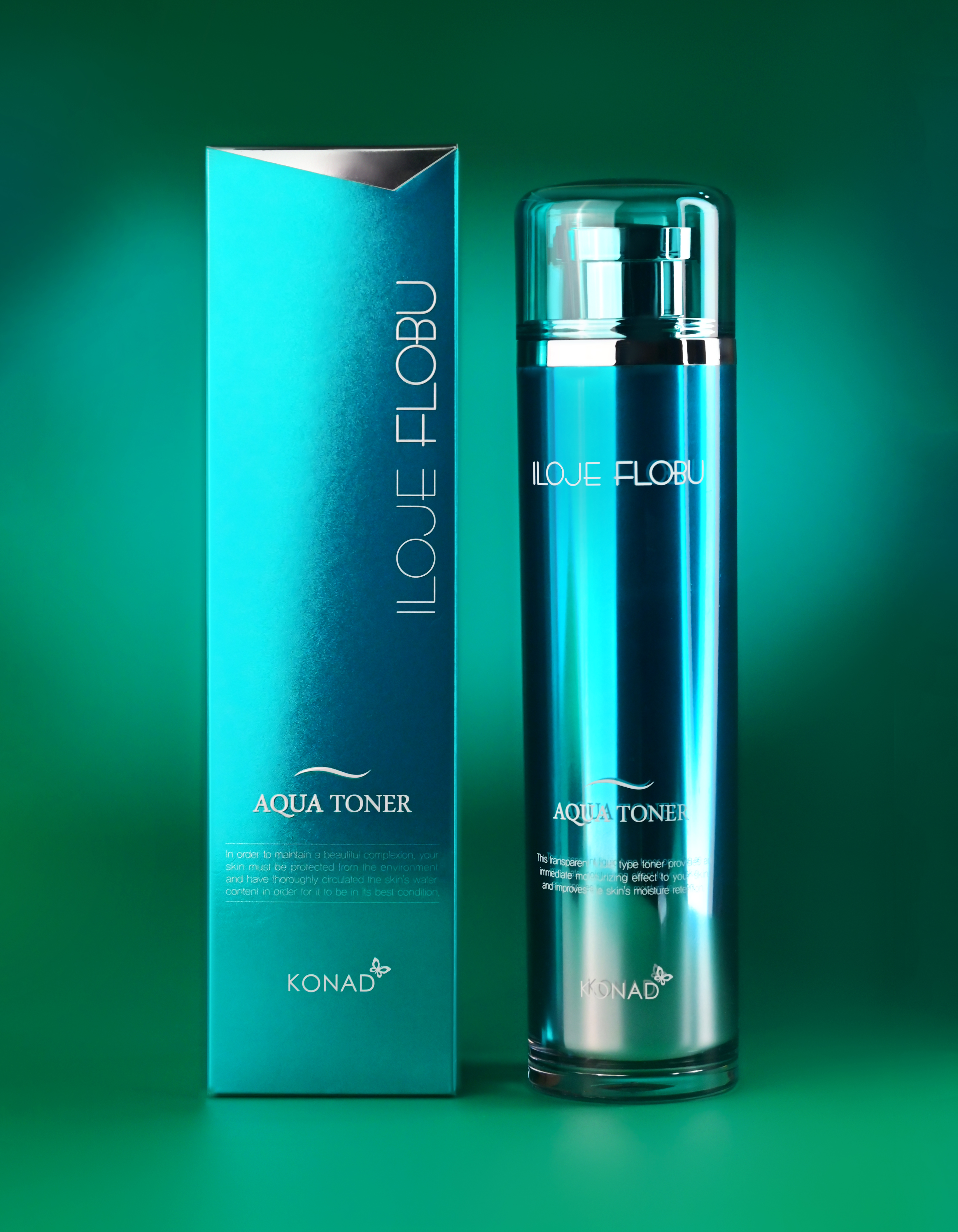 Konad Iloje Flobu Aqua Toner Тонер для лица увлажняющий, 130 мл купить в интернет-магазине Skin-Mag