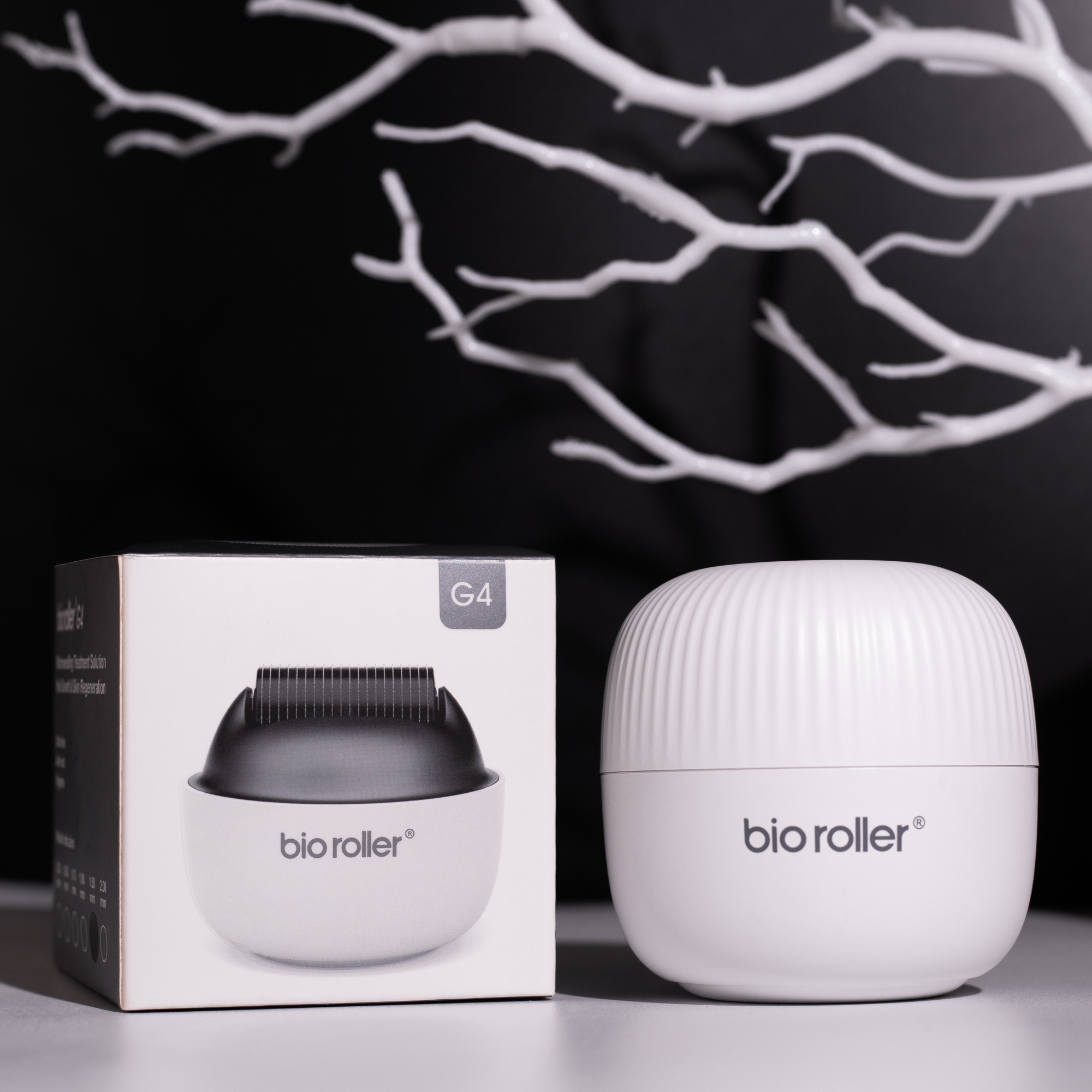 Mezonica Bio Roller G4 Щетка мезороллер 1,5 мм для мезотерапии ухода для кожи волос бороды купить в интернет-магазине Skin-Mag