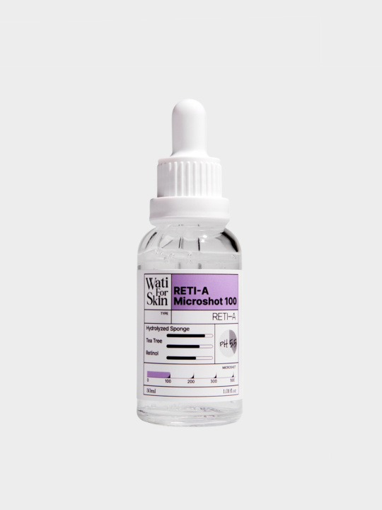 Wati For Skin Reti-A Biome Essence Microshot 100 Эссенция для лица с микроиглами и ретинолом, 30 мл купить в интернет-магазине Skin-Mag