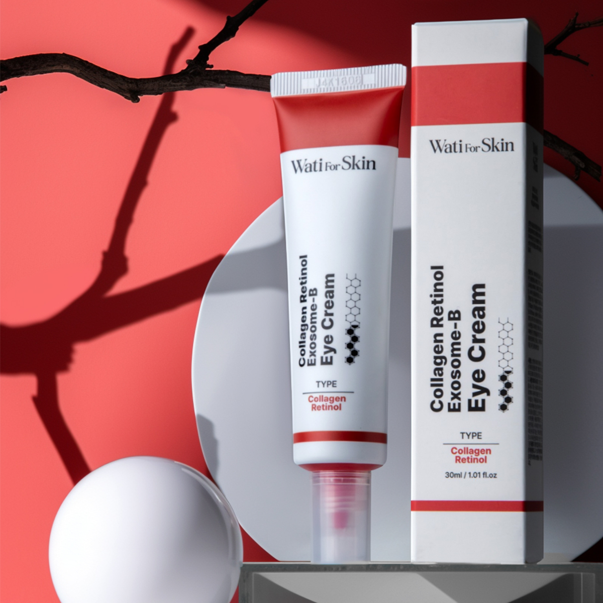 Wati For Skin Collagen Retinol Exosome-B Eye Cream Крем для области вокруг глаз с экзосомами и ретинолом, 30 мл купить в интернет-магазине Skin-Mag