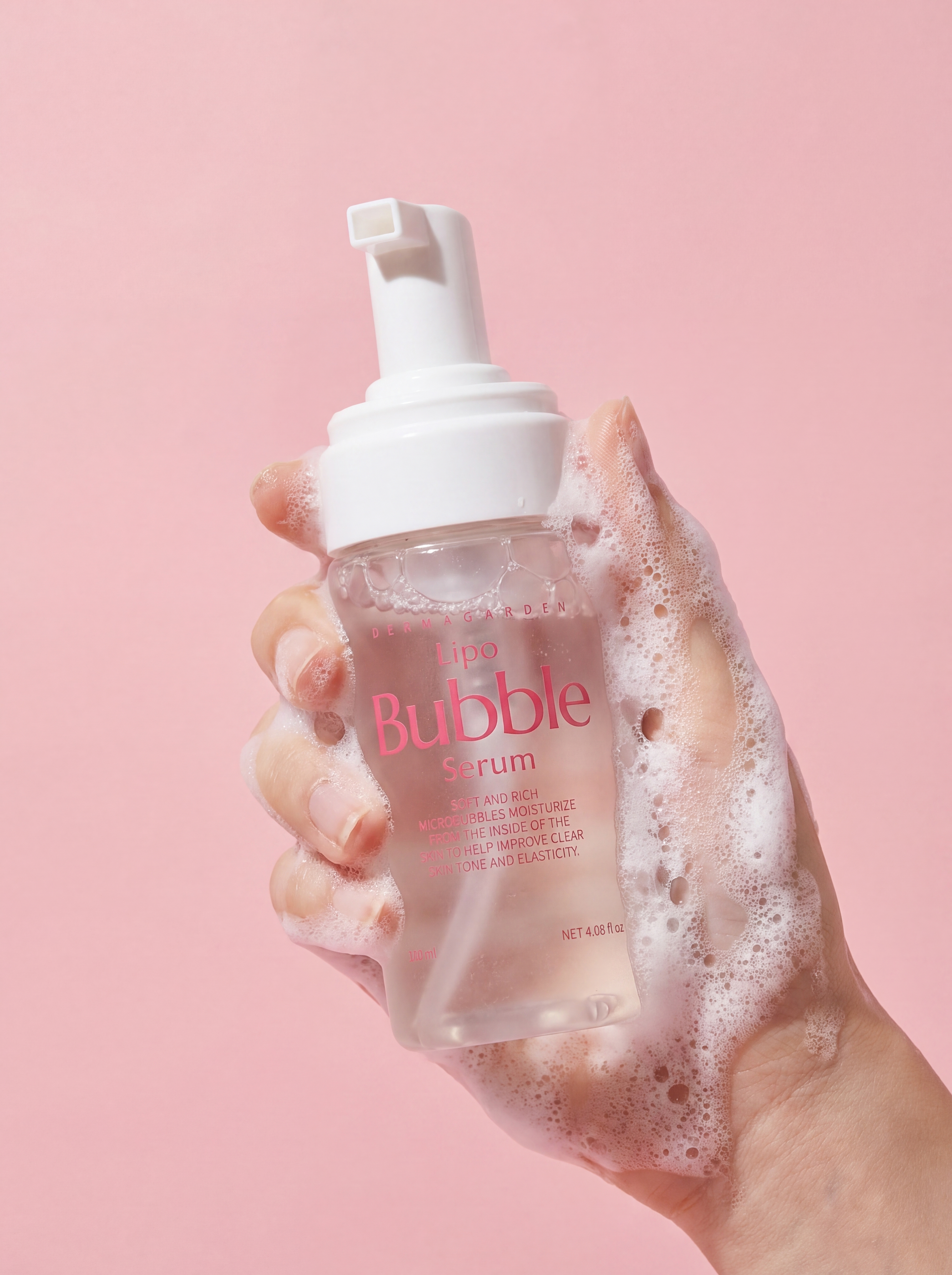 Dermagarden Lipo Bubble Serum Тонер - сыворотка 2 в 1 с липосомами, 120 мл купить в интернет-магазине Skin-Mag