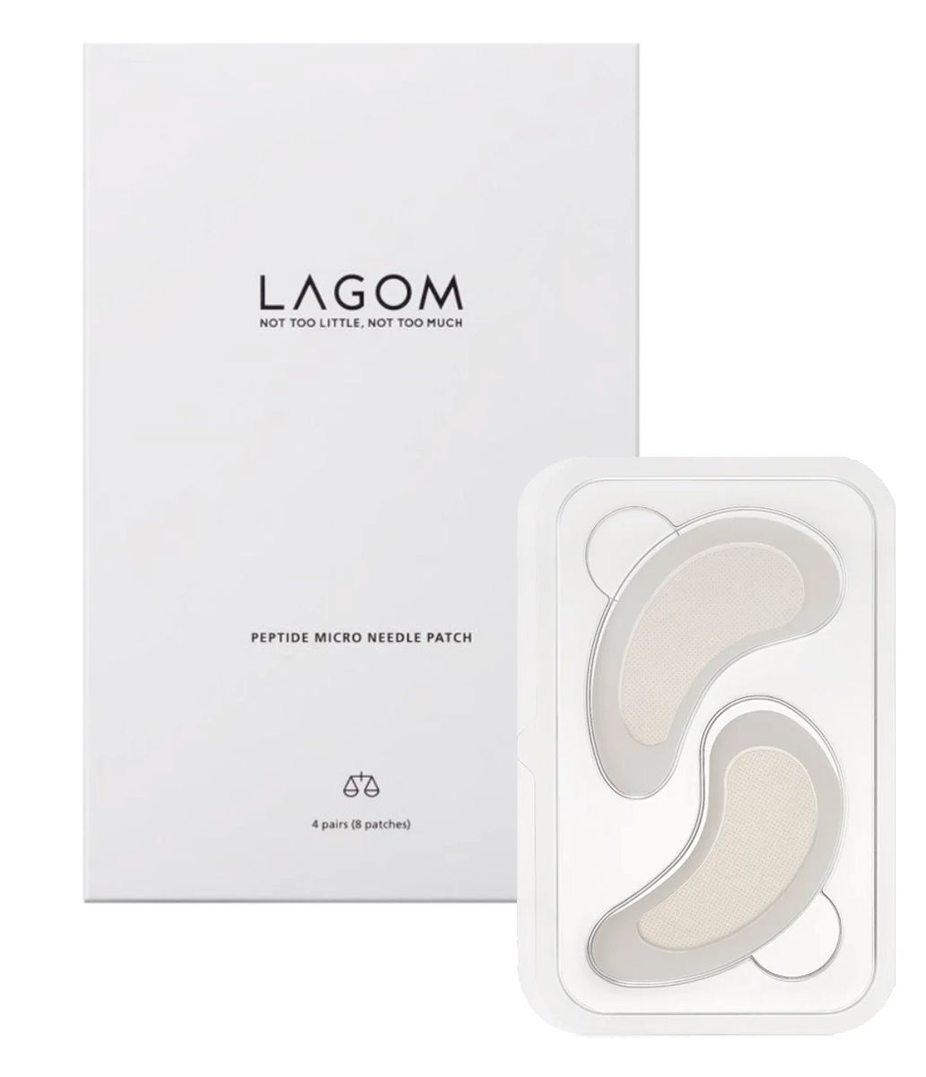 Lagom Peptide Micro Needle Patch Патчи для глаз с микроиглами и пептидами от морщин, 4 пары купить в интернет-магазине Skin-Mag