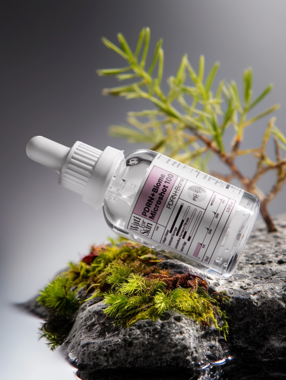 Wati For Skin PDRN+ Biome Essence Microshot 100 Эссенция для лица с микроиглами спикулами и ПДРН, 30 мл купить в интернет-магазине Skin-Mag