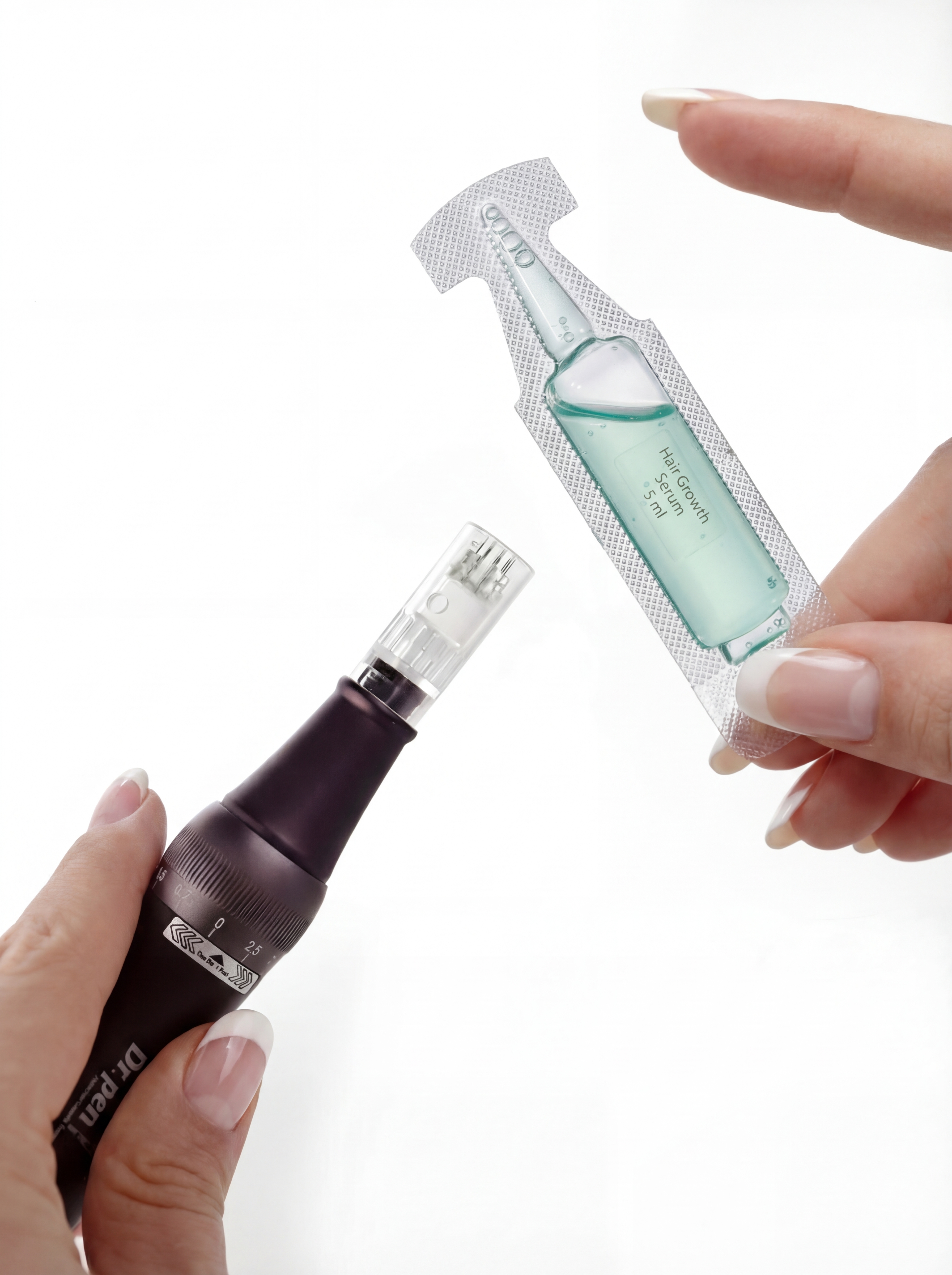 Dr.pen Hair Growth Serum Сыворотка для роста волос Тройная активация, 5 мл х 5 шт купить в интернет-магазине Skin-Mag