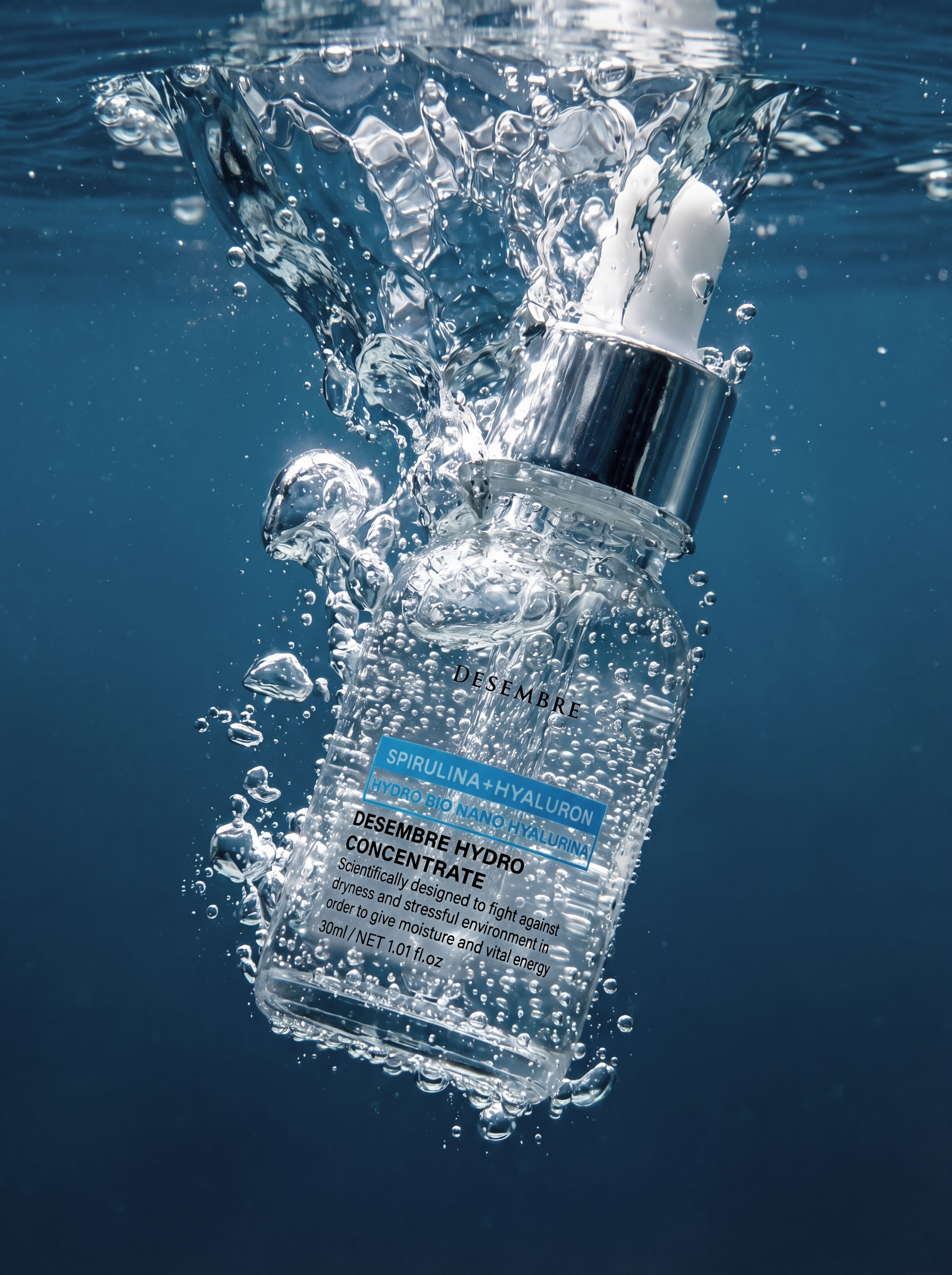 Desembre Hydro Science Aqua Treatment Concentrate Сыворотка для лица увлажняющий концентрат, 30 мл купить в интернет-магазине Skin-Mag