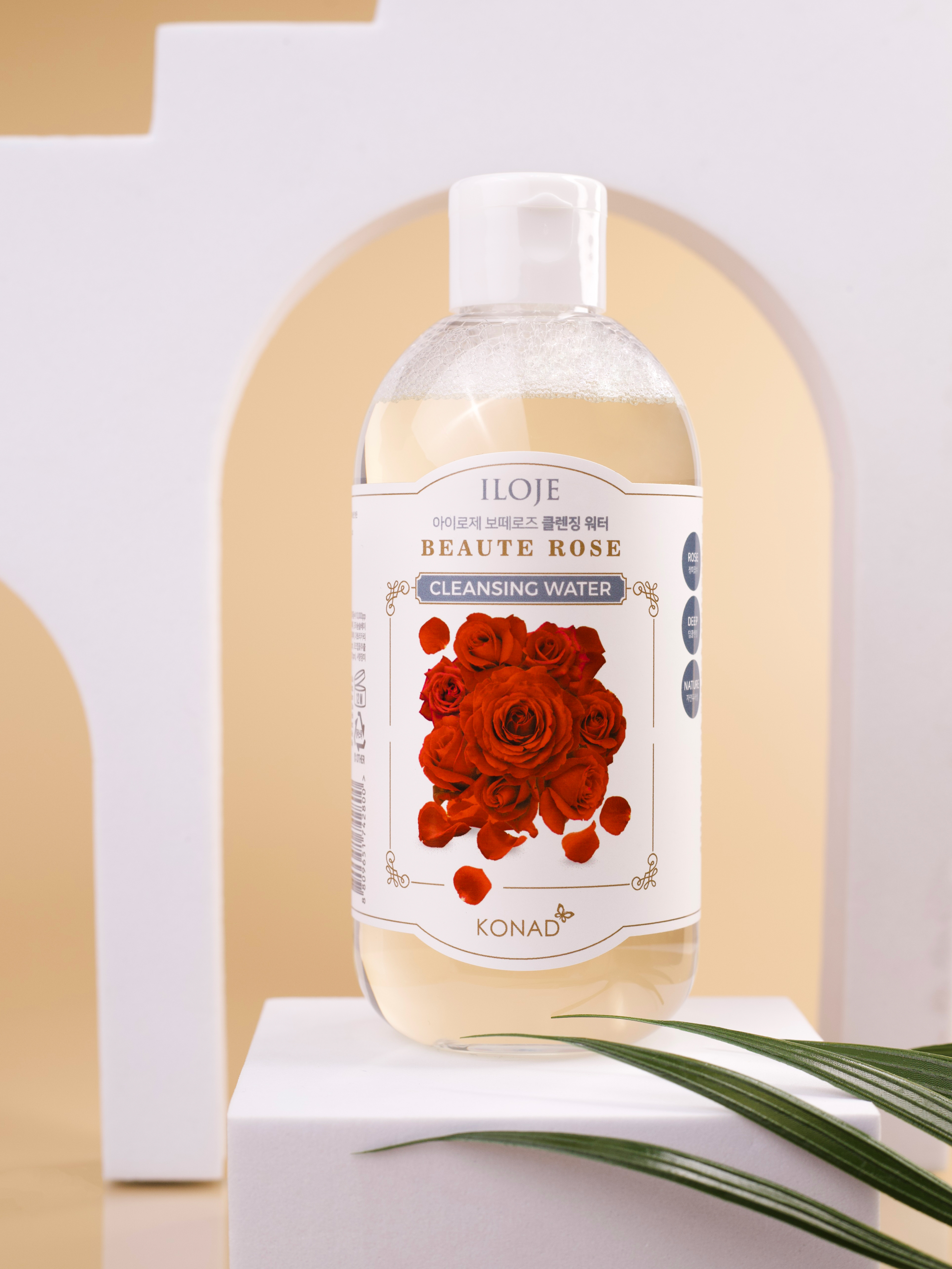 Konad Iloje Beaute Rose Water Мицеллярная вода с дамасской розой, 300 мл купить в интернет-магазине Skin-Mag