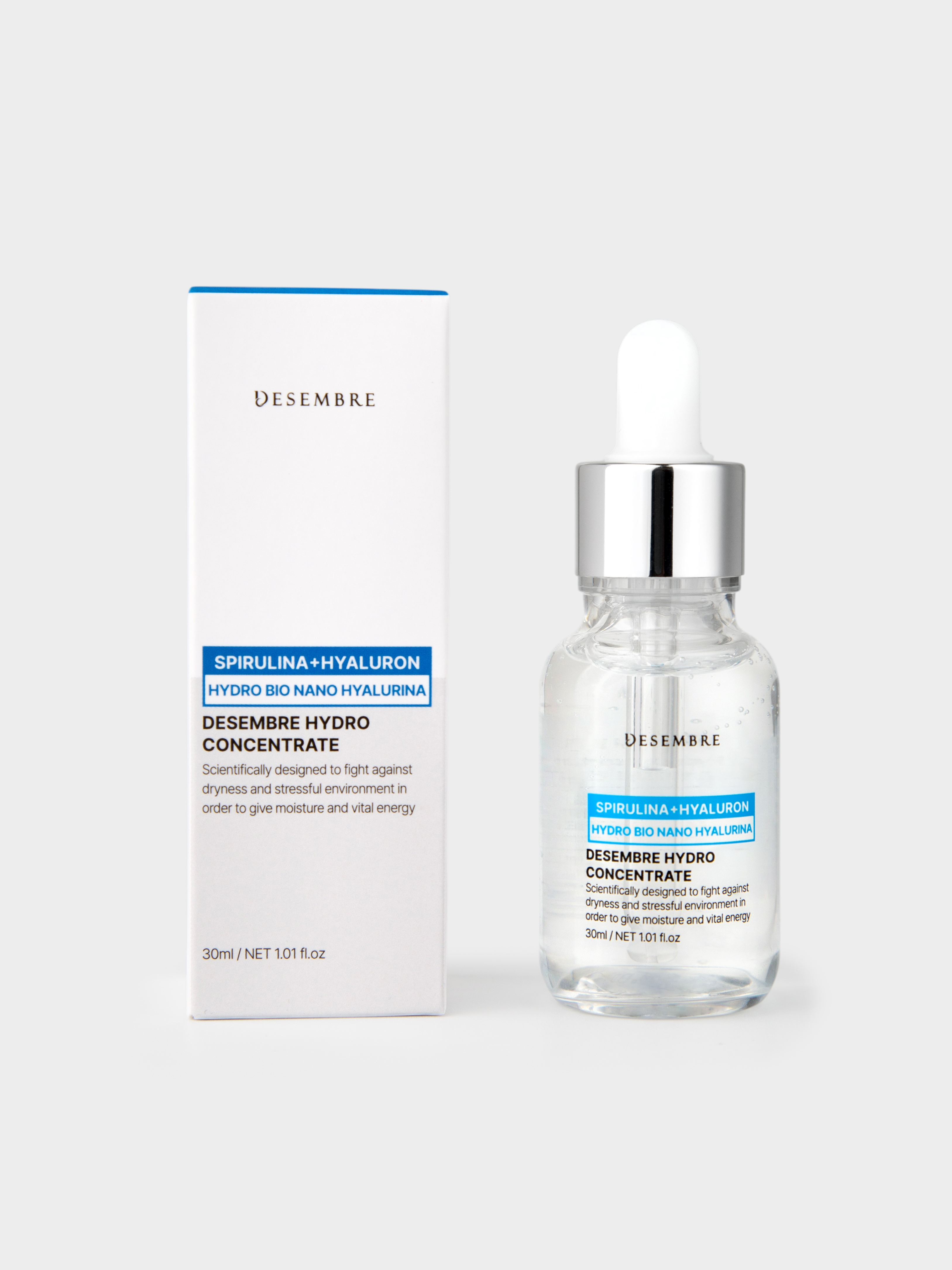 Desembre Hydro Science Aqua Treatment Concentrate Сыворотка для лица увлажняющий концентрат, 30 мл купить в интернет-магазине Skin-Mag