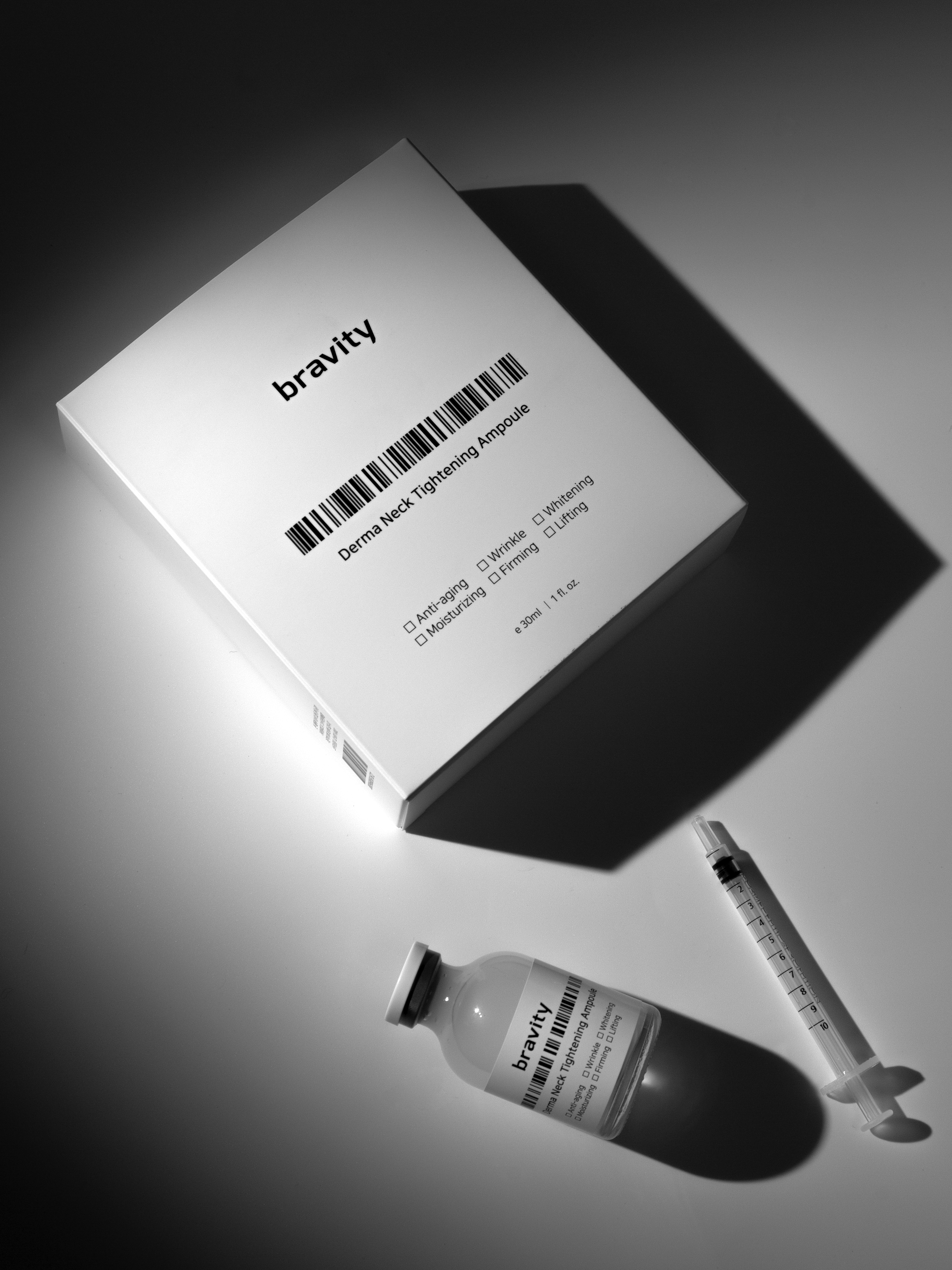 Bravity Derma Tightening Neck Ampoule Сыворотка для шеи и декольте, 30 мл купить в интернет-магазине Skin-Mag