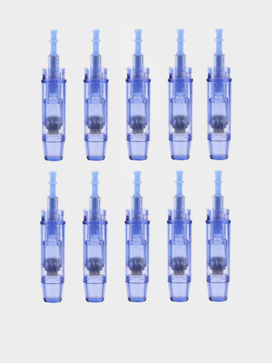 Dr.pen Картридж для дермапен / на 42 иглы / dr pen насадка для аппарата фракционной мезотерапии / дермапен А1 / M5 / М7 / E30 / синий длинный, 10 шт. купить в интернет-магазине Skin-Mag