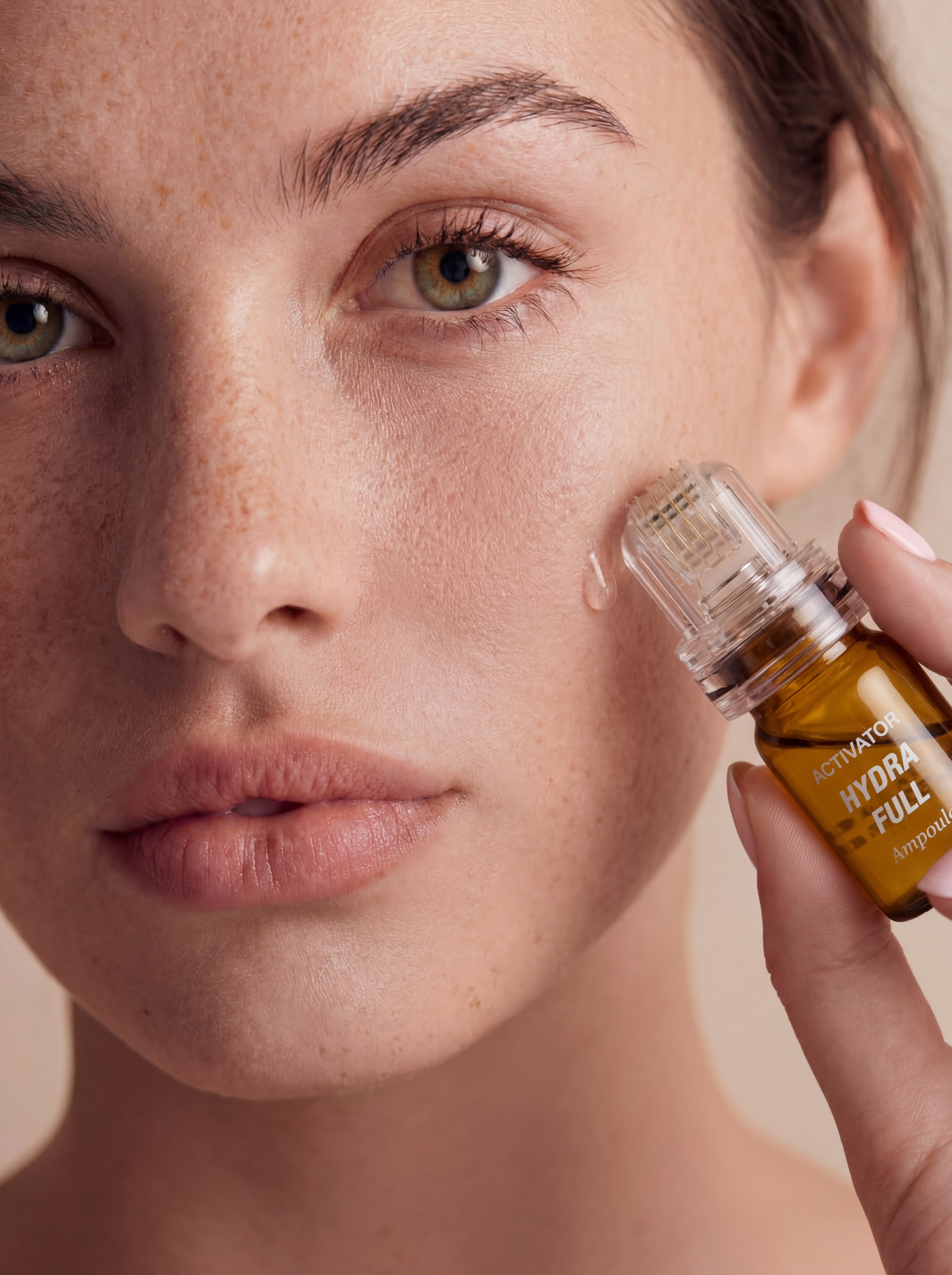 Набор средств ухода №044 Сыворотка для лица увлажняющая 7 мл и насадка мезороллер 64 иглы купить в интернет-магазине Skin-Mag