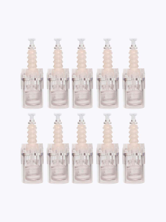 Dr.pen Картридж для Дермапен / Нано иглы для Dr pen / насадка для аппарата для фракционной мезотерапии / дермапен My-M / А1 / N2 / M5 / А6 / М7 / E30 / белый байонет , 10 шт. купить в интернет-магазине Skin-Mag