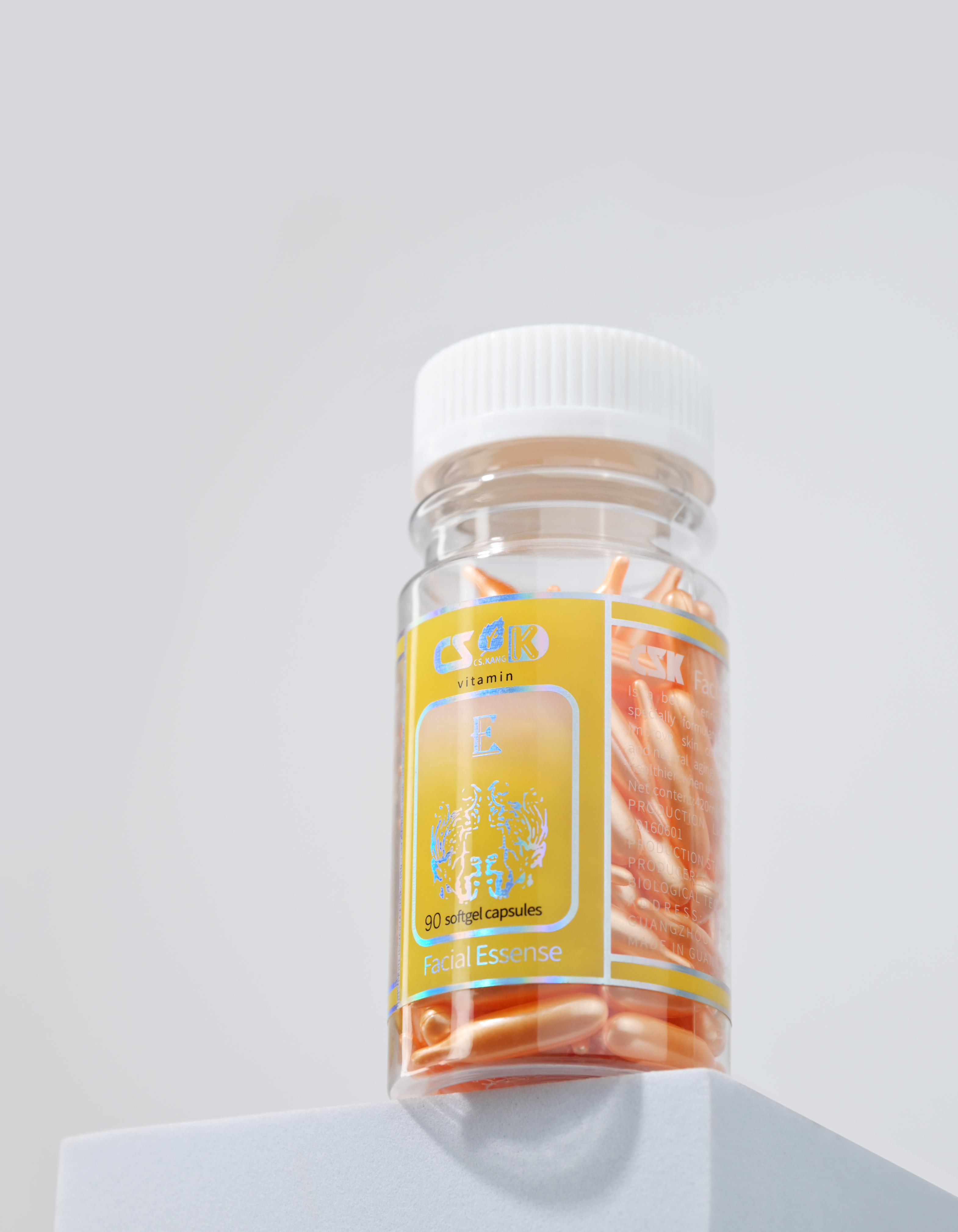 CS.Kang Vitamin Capsule tartaric acid for wrinkle Cыворотка для лица и процедуры фонофорез фарфоровая куколка, 90 шт купить в интернет-магазине Skin-Mag