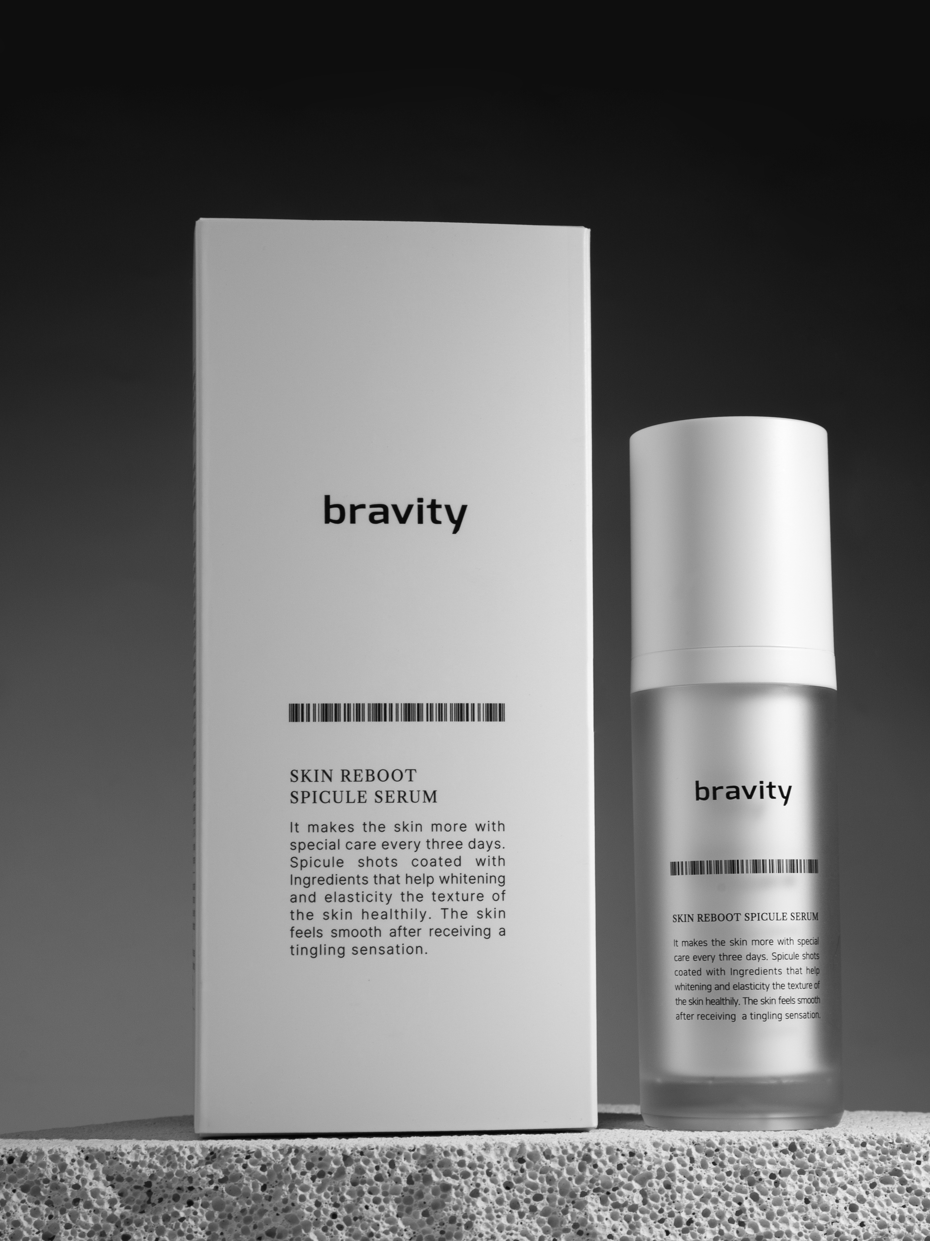 Bravity Skin Reboot Spicule Serum Сыворотка для лица с микроиглами омолаживающая, 30 мл купить в интернет-магазине Skin-Mag