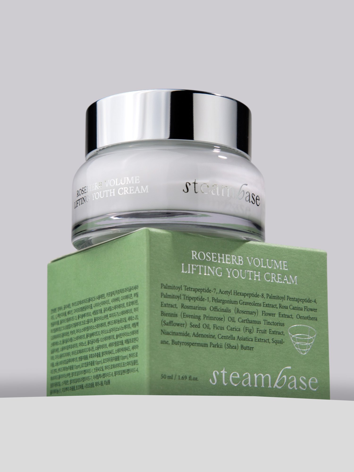 STEAM BASE Roseherb volume Lifting youth cream  купить в интернет-магазине Skinmag