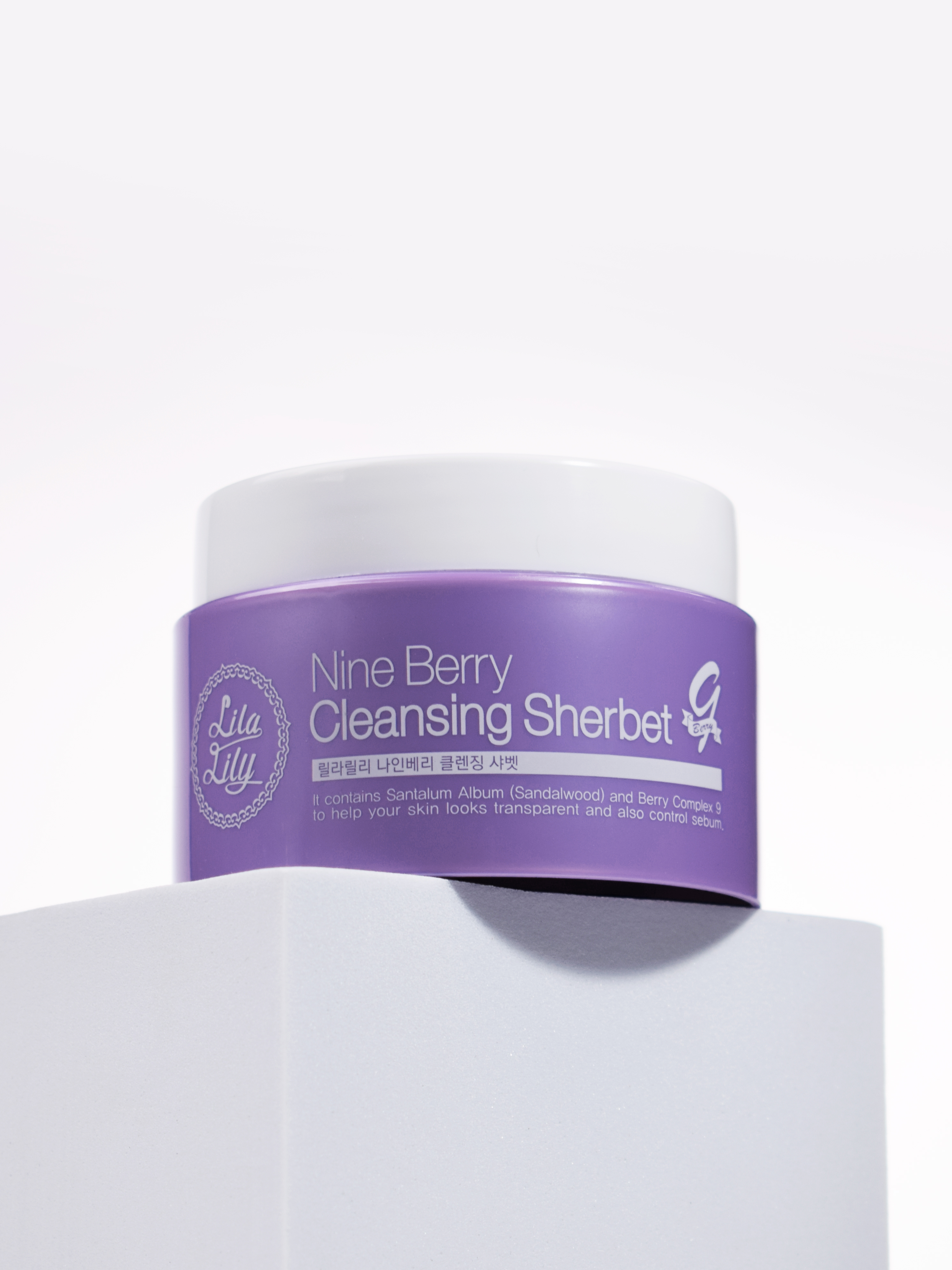 Konad LILA LILY Nine Berry Cleansing Sherbet Щербет для снятия макияжа гидрофильный, 100 мл купить в интернет-магазине Skin-Mag
