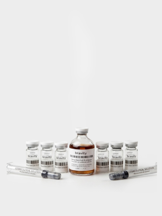 Bravity Derma Stem-Cell 35 program Сыворотка для лица интенсивно омолаживающая, 50 мл и 0,3 г х 10 шт купить в интернет-магазине Skin-Mag
