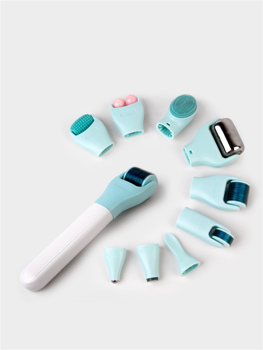 Mezonica Bio Roller G10 Косметический Набор 10 в 1 для очищения, массажа и мезотерапии кожи лица / тела / головы купить в интернет-магазине Skin-Mag