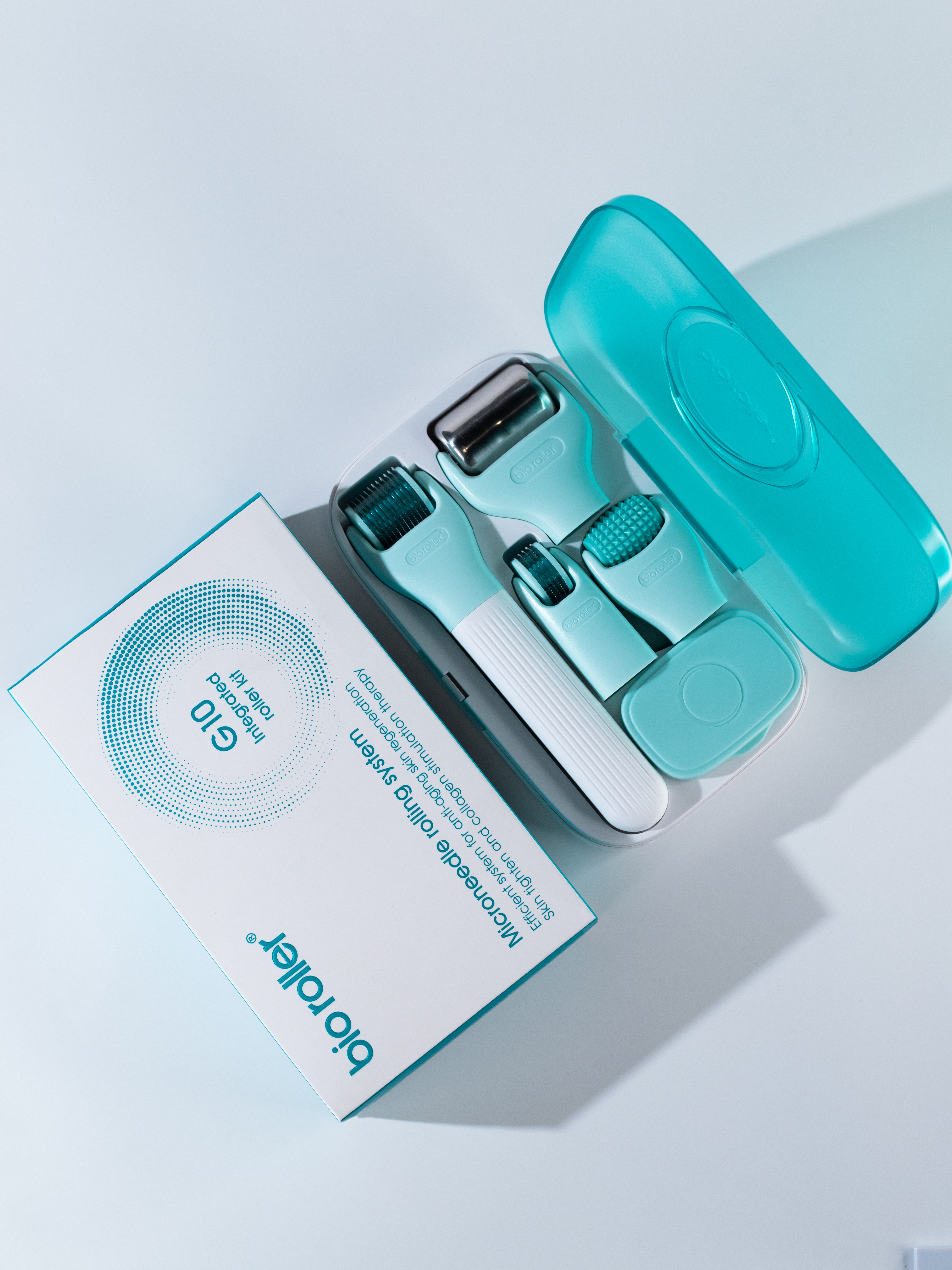 Mezonica Bio Roller G10 Косметический Набор 10 в 1 для очищения, массажа и мезотерапии кожи лица / тела / головы купить в интернет-магазине Skin-Mag