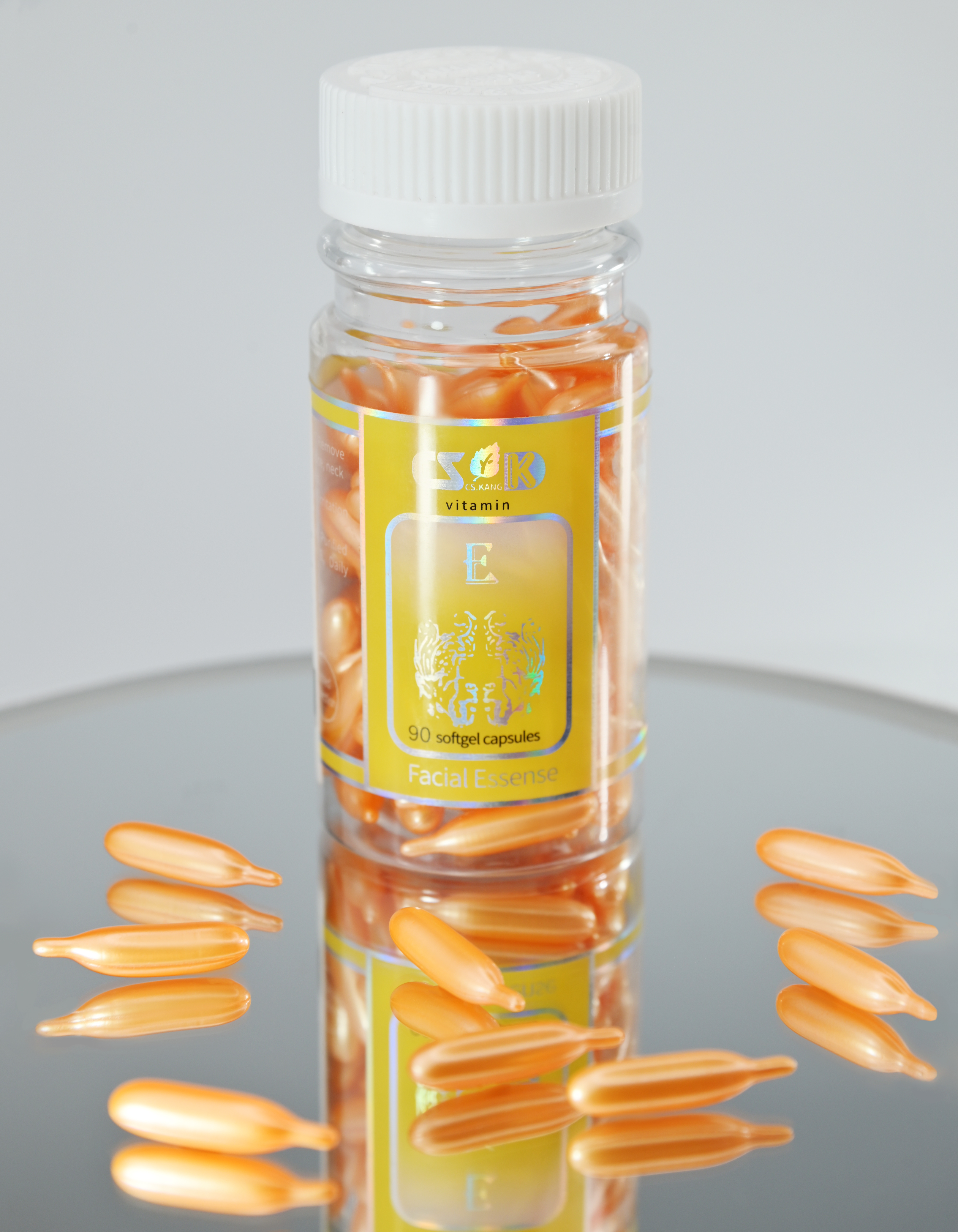 CS.Kang Vitamin Capsule tartaric acid for wrinkle Cыворотка для лица и процедуры фонофорез фарфоровая куколка, 90 шт купить в интернет-магазине Skin-Mag