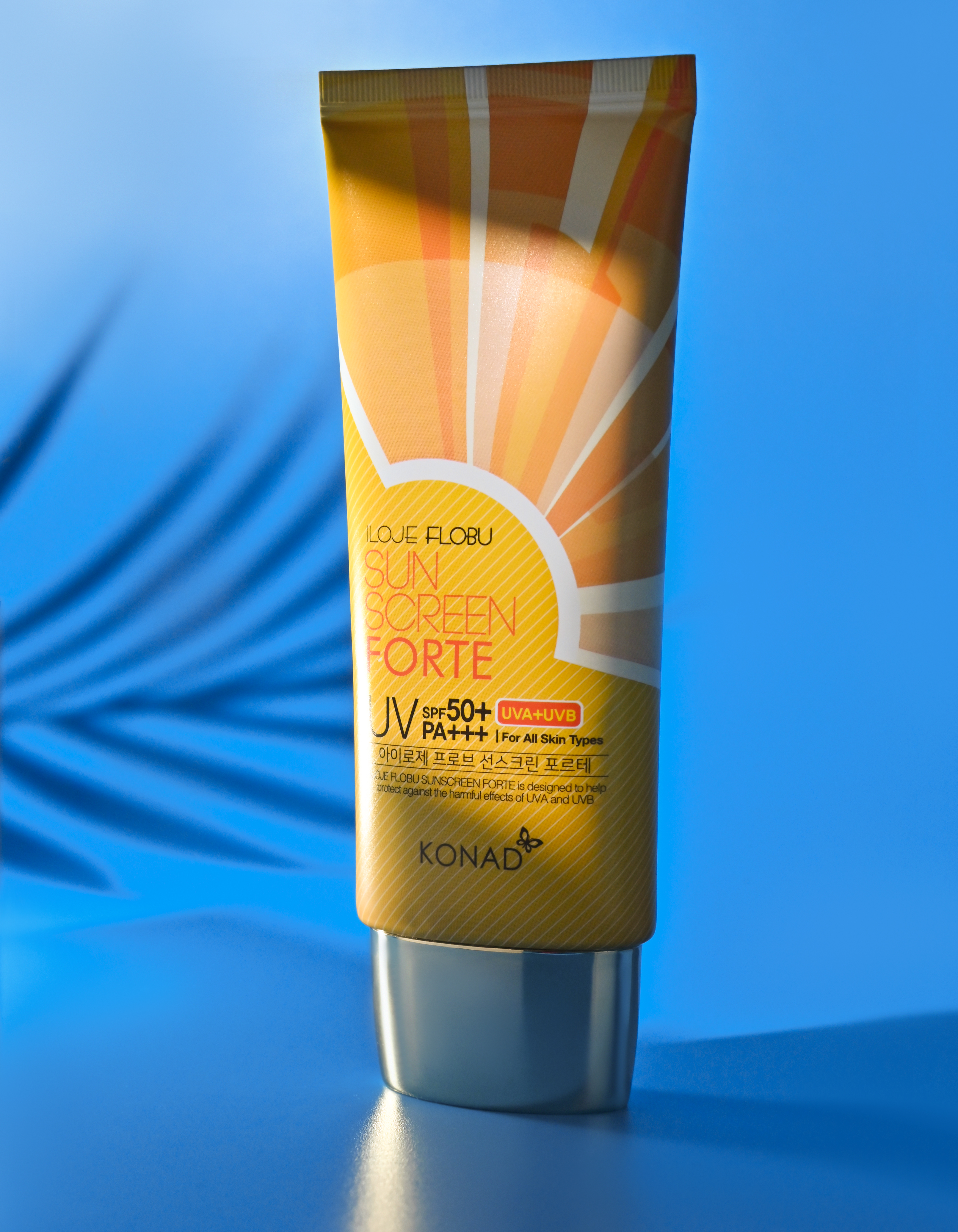 Konad iloje Flobu Sunscreen Forte Солнцезащитный крем для лица SPF50+ PA+++, 70 мл купить в интернет-магазине Skin-Mag