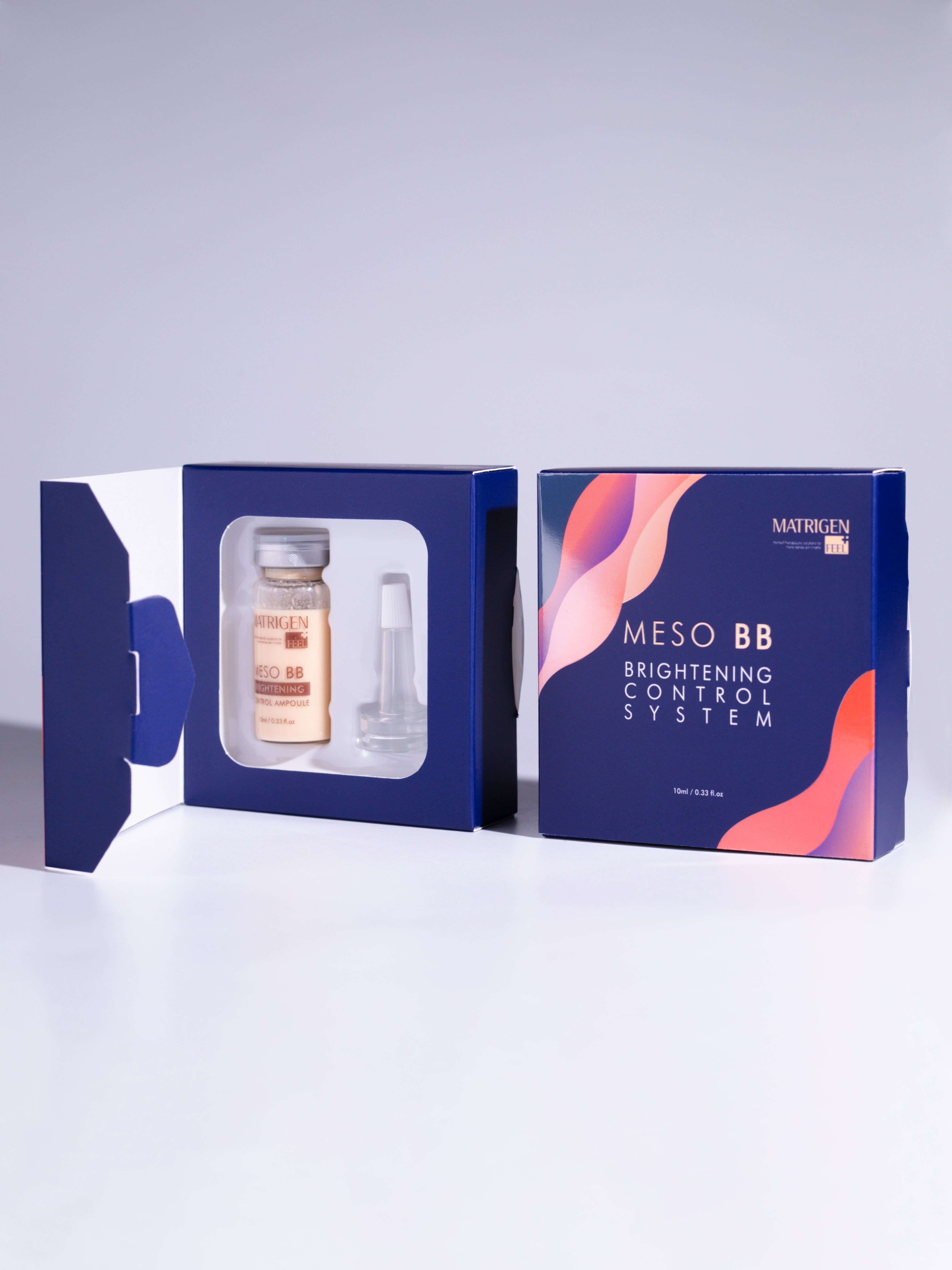 Matrigen Meso BB Brightening Control System Ampoule Сыворотка для лица BB Glow тонирующая, 10 мл х 2 шт купить в интернет-магазине Skin-Mag