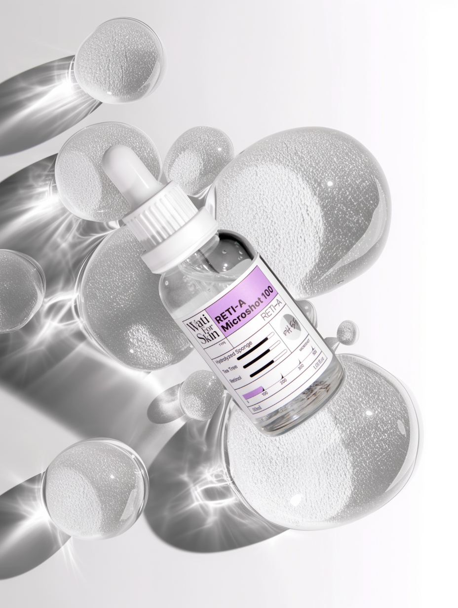 Wati For Skin Reti-A Biome Essence Microshot 100 Эссенция для лица с микроиглами и ретинолом, 30 мл купить в интернет-магазине Skin-Mag