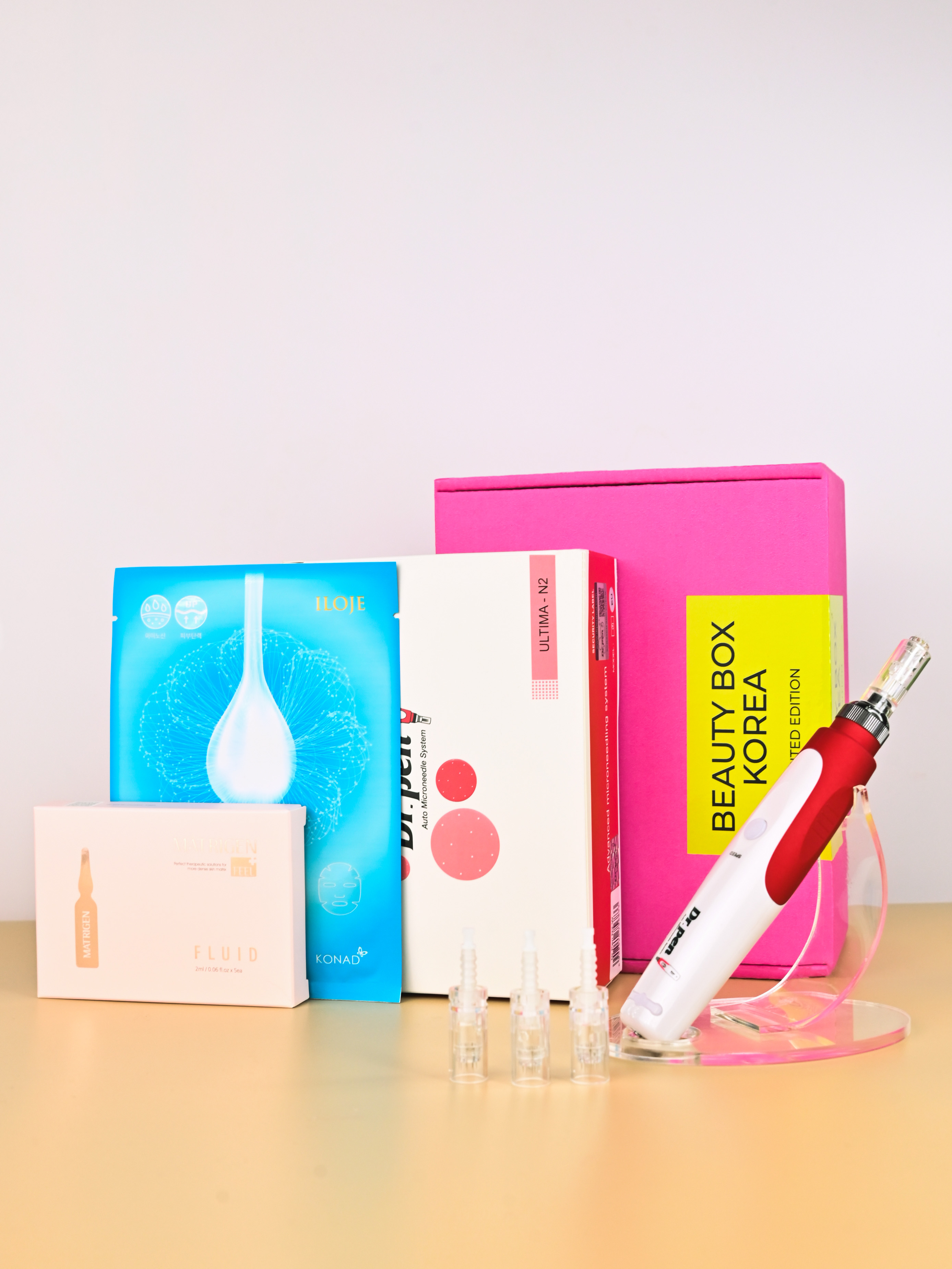 Dr.pen Стартовый набор (дермапен N2 + доп 2 шт картридж белый байонет + сыворотка флюид 5 видов по 2 мл + маска тканевая 1 шт.) купить в интернет-магазине Skin-Mag