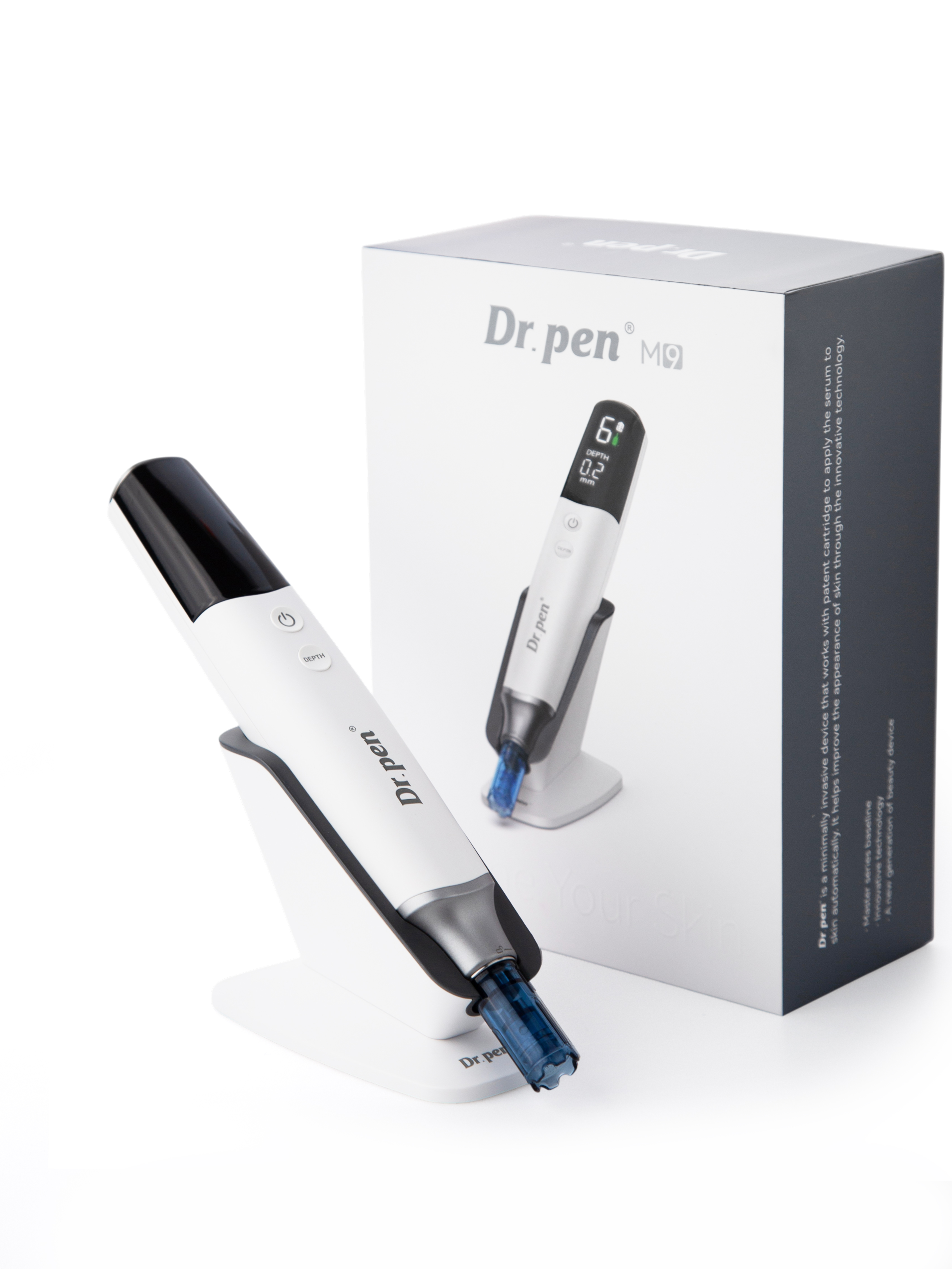 Dr.pen M9 Аппарат для фракционного микроштампинга / электрический массажер для лица / дермапен M9 купить в интернет-магазине Skin-Mag