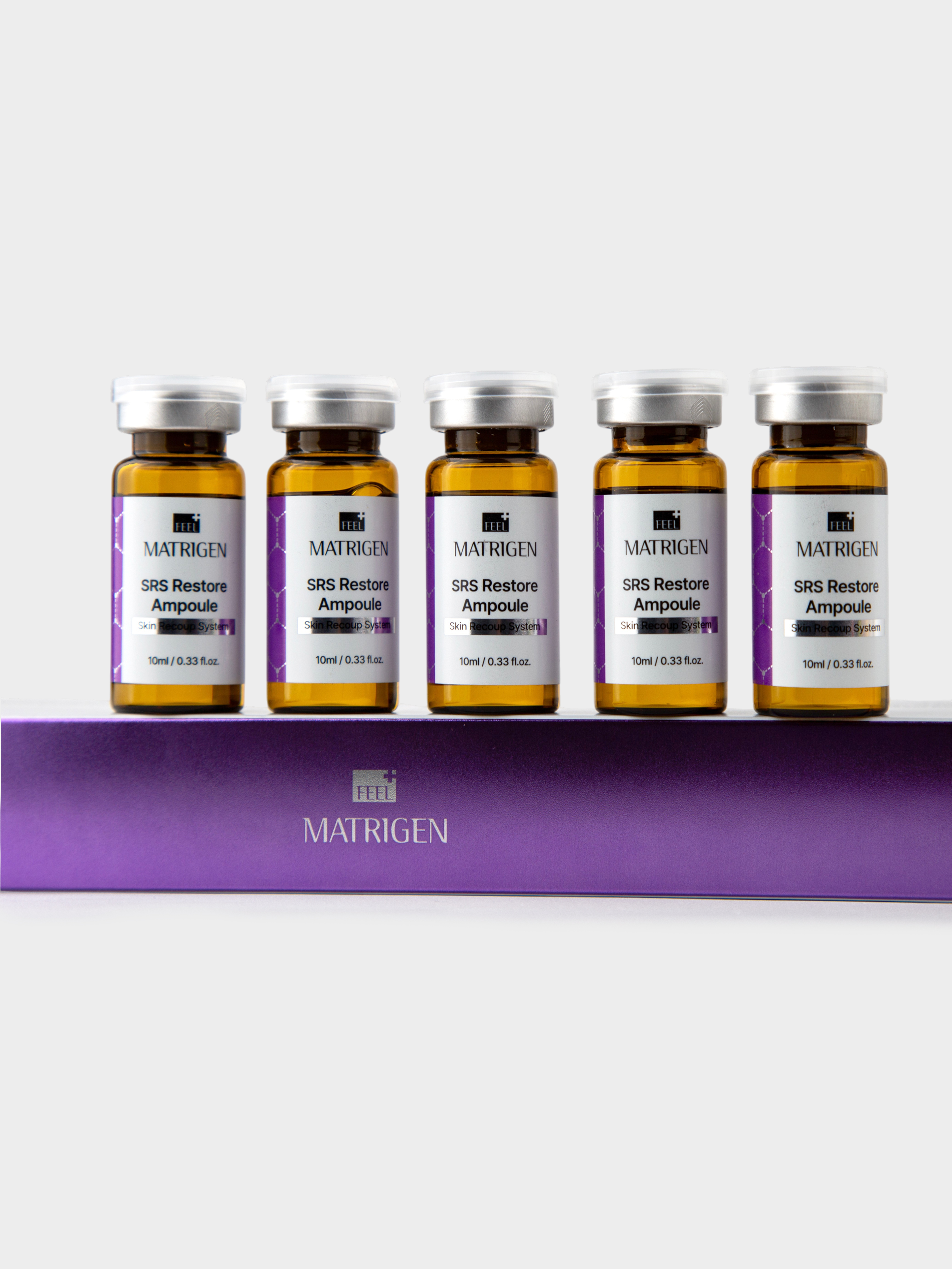 Matrigen SRS Restore Ampoule Восстанавливающая сыворотка для лица с пептидами и аденозином, 10 мл х 5 шт купить в интернет-магазине Skin-Mag