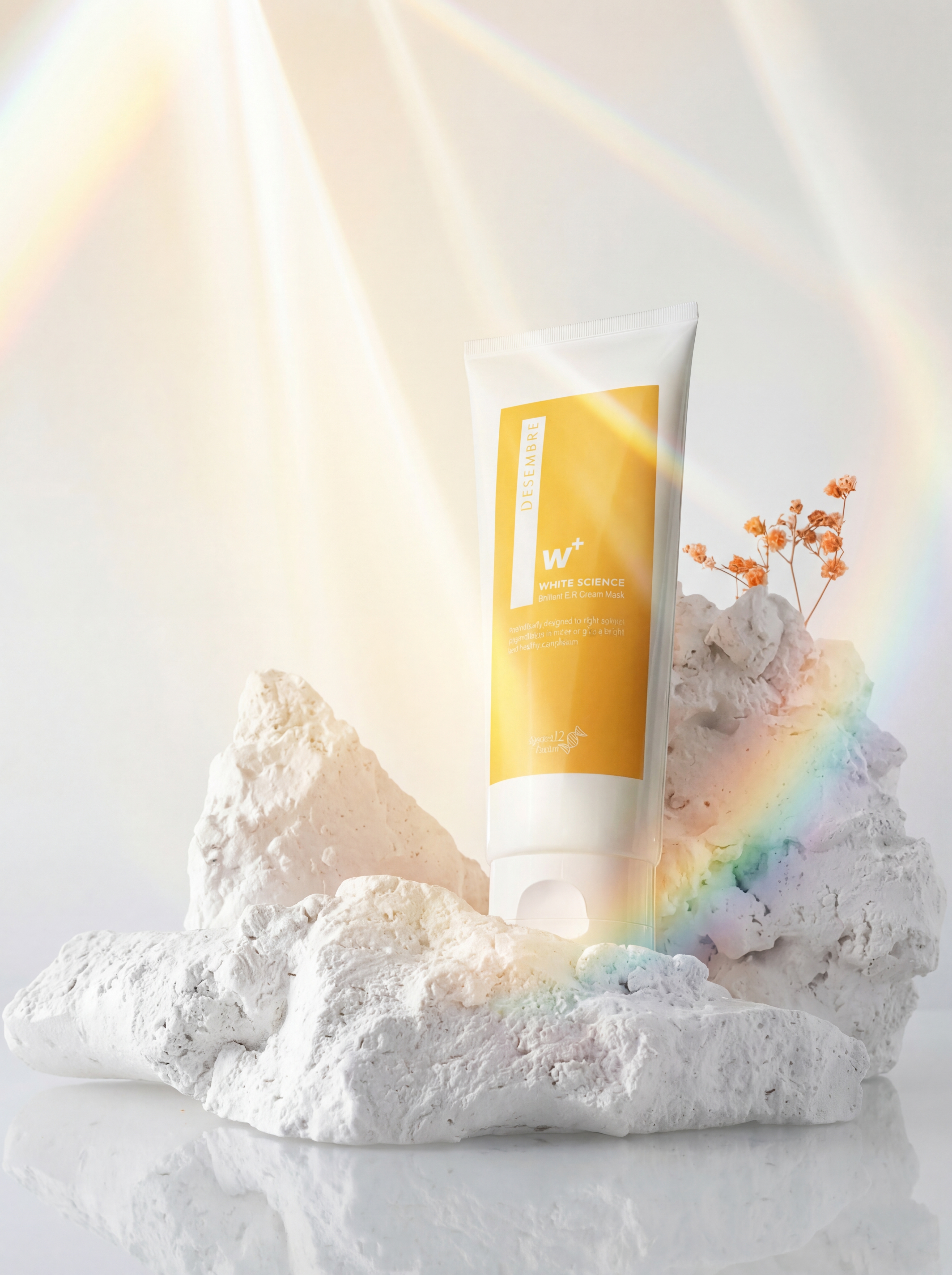 Desembre White Science Brilliant E.R Cream Mask Отбеливающая кремовая маска для лица, 200 г купить в интернет-магазине Skin-Mag