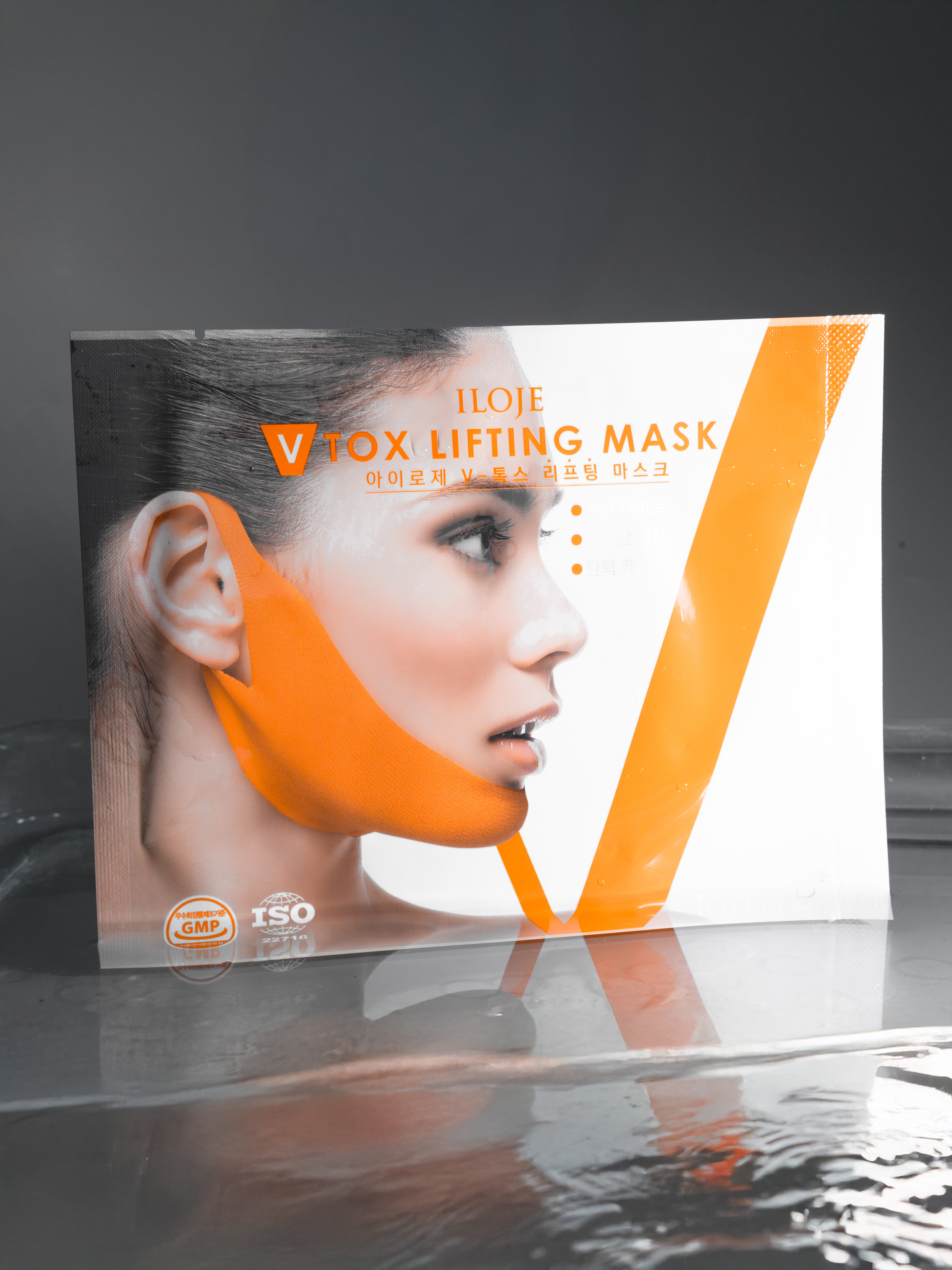 Konad ILOJE V-Tox Lifting Mask Маска бандаж для упругости, лифтинга и подтяжки V-линии подбородка, 5 шт купить в интернет-магазине Skin-Mag