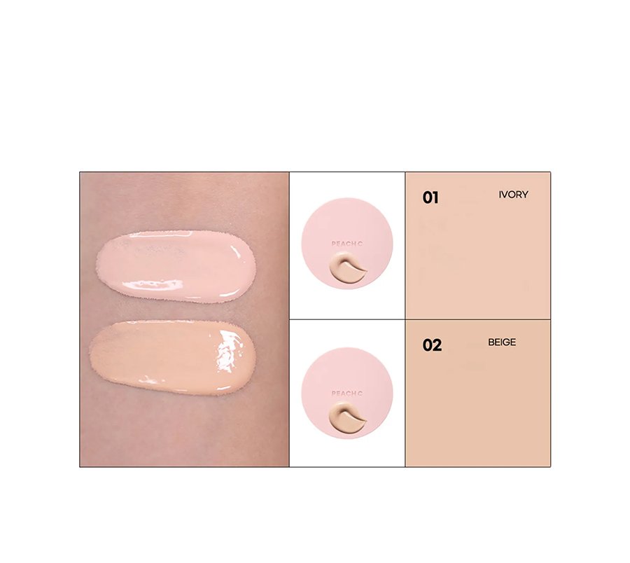 PEACH C Focus On Air Velvet Cushion 01. IVORY купить в интернет-магазине Skinmag