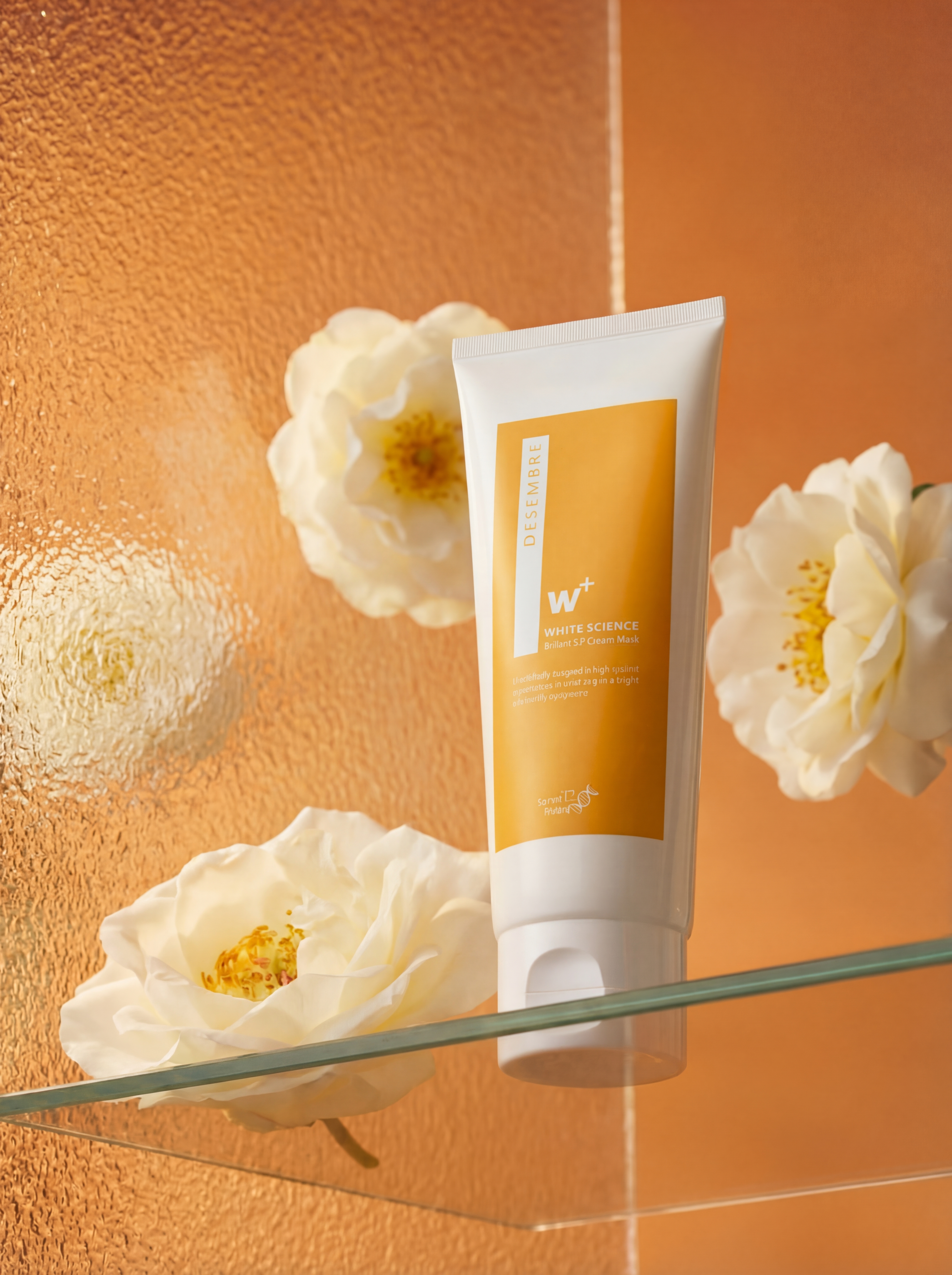 Desembre White Science Brilliant E.R Cream Mask Отбеливающая кремовая маска для лица, 200 г купить в интернет-магазине Skin-Mag