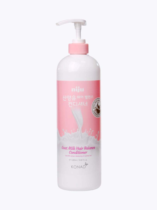 Konad Niju Goat Milk hair Balance Conditioner Кондиционер для объема и блеска волос с козьим молоком, 1000 мл