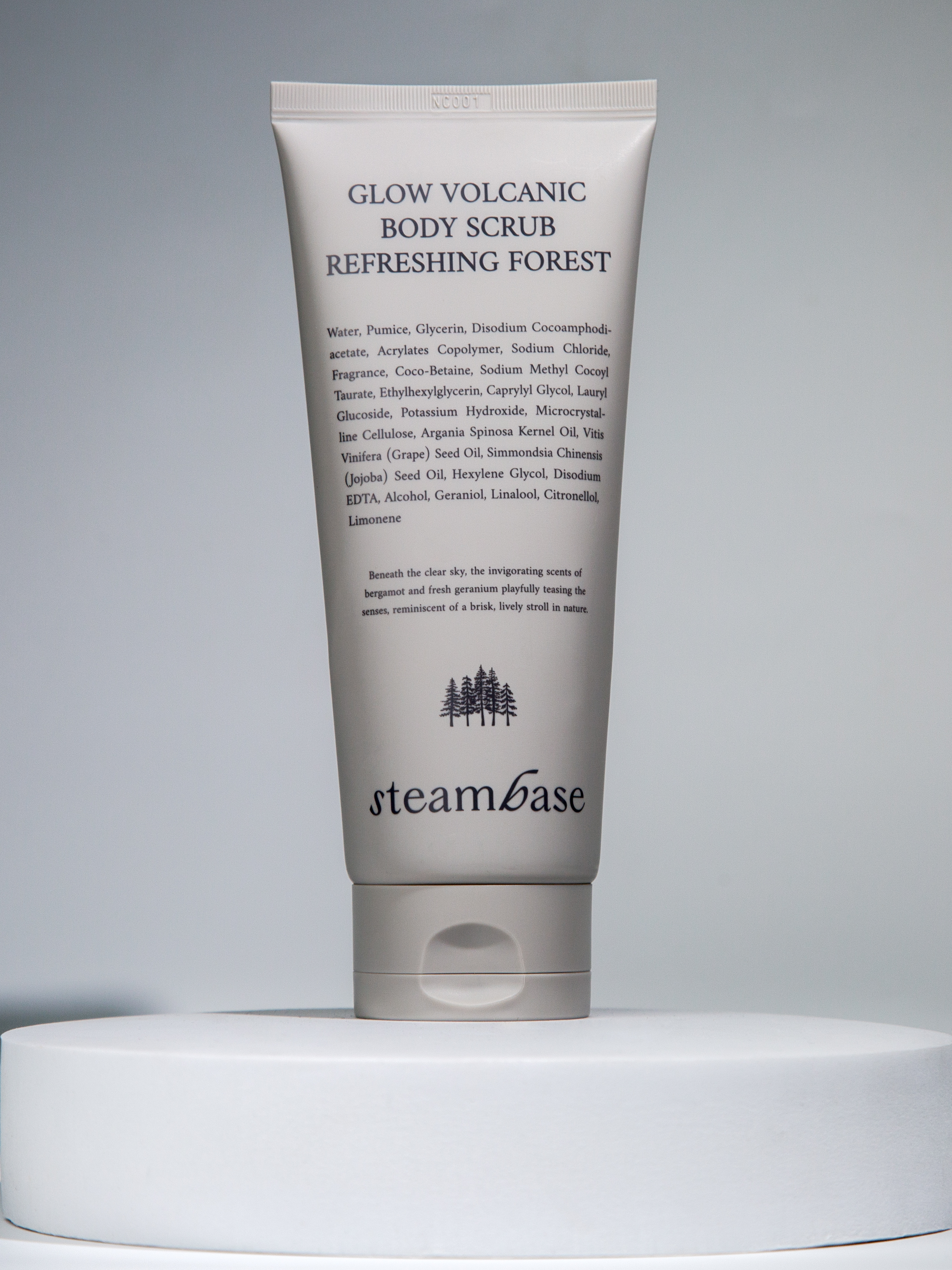 Steambase Glow Volcanic Body Scrub Скраб для тела вулканический, 200 мл купить в интернет-магазине Skin-Mag