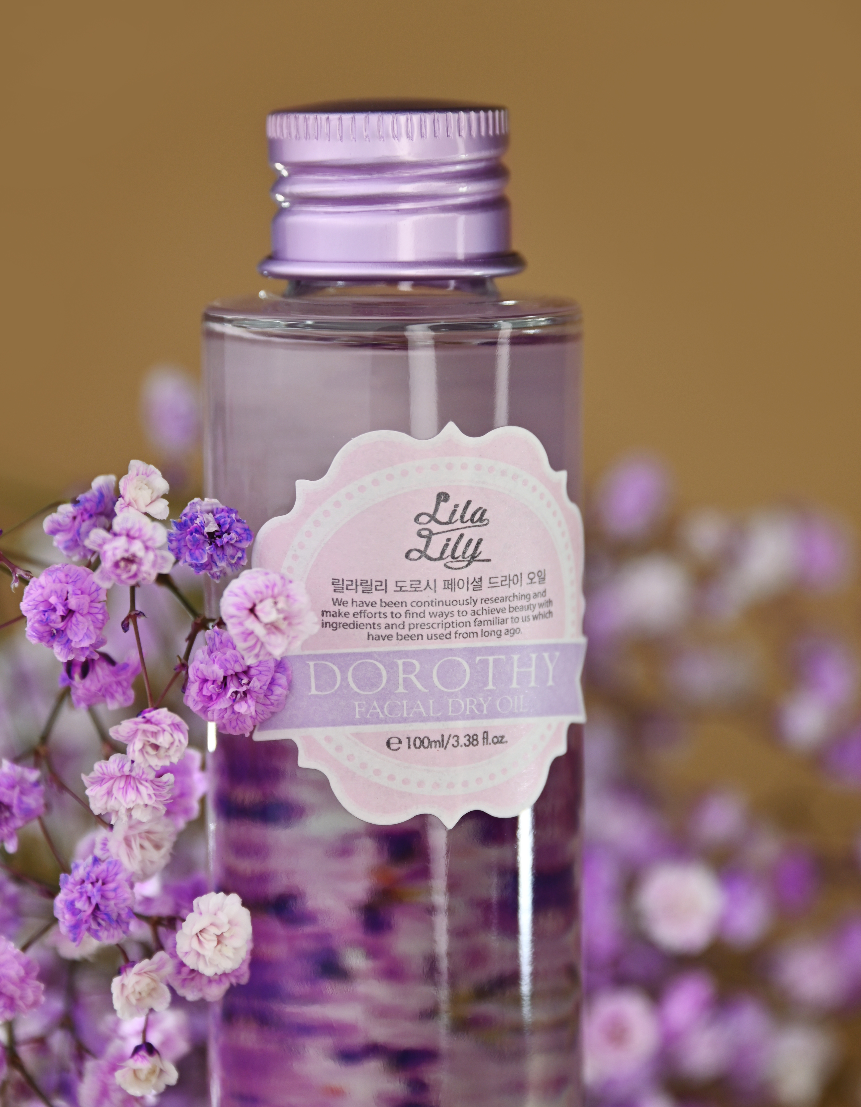 Konad LILA LILY Dorothy Facial Dry Oil Сухое масло для лица, тела и волос, 100 мл купить в интернет-магазине Skin-Mag
