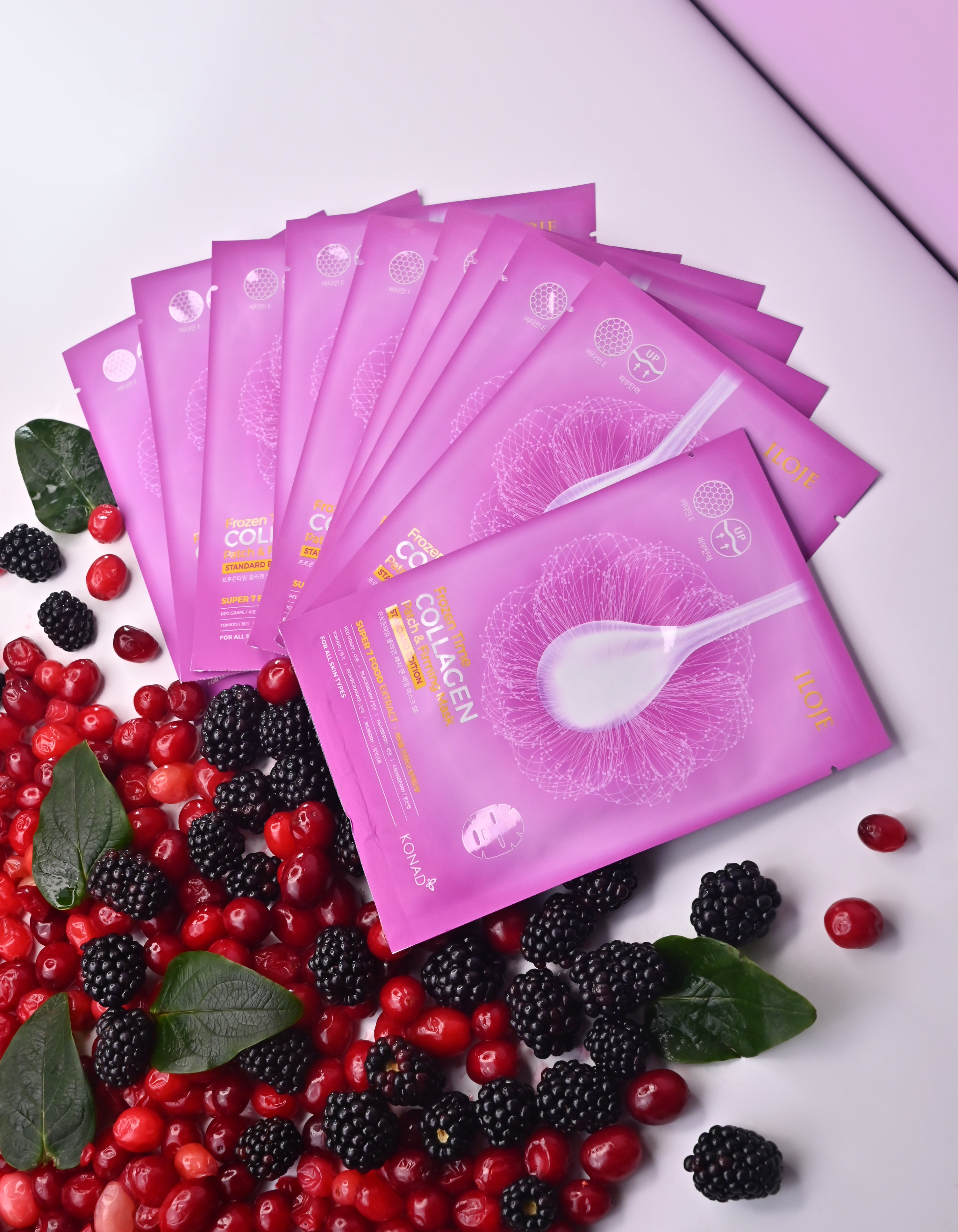 Konad Frozen Time Firming Patch ＆ Mask SE Укрепляющая маска патчи для упругости кожи лица тканевая, 1 шт купить в интернет-магазине Skin-Mag