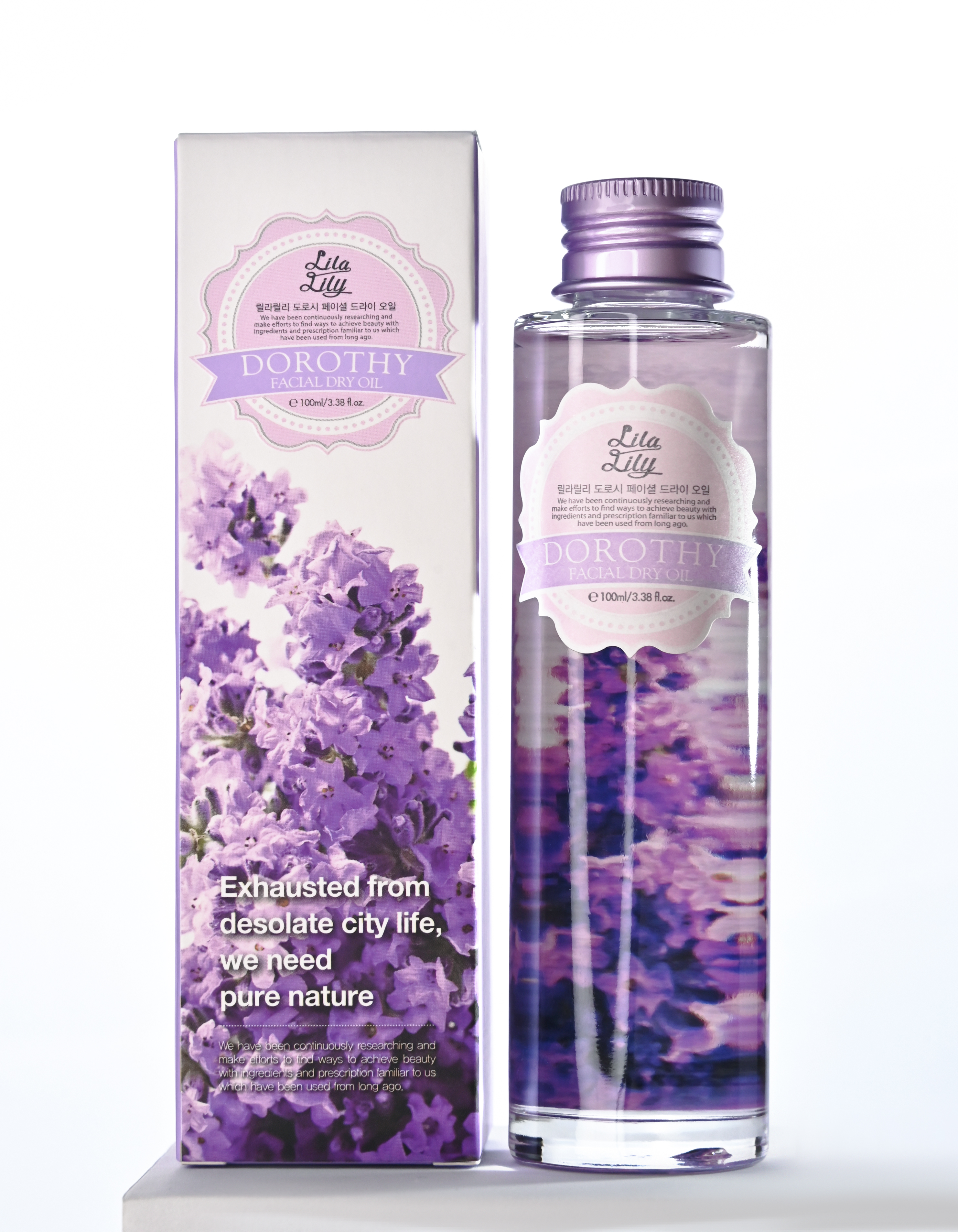 Konad LILA LILY Dorothy Facial Dry Oil Сухое масло для лица, тела и волос, 100 мл купить в интернет-магазине Skin-Mag