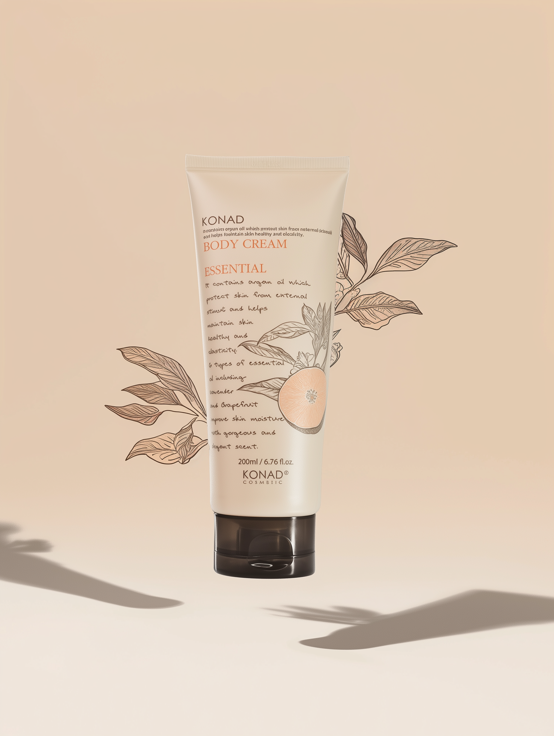 Konad Essential Body Cream Крем для тела с комплексом из 6 эфирных масел, 200 мл купить в интернет-магазине Skin-Mag