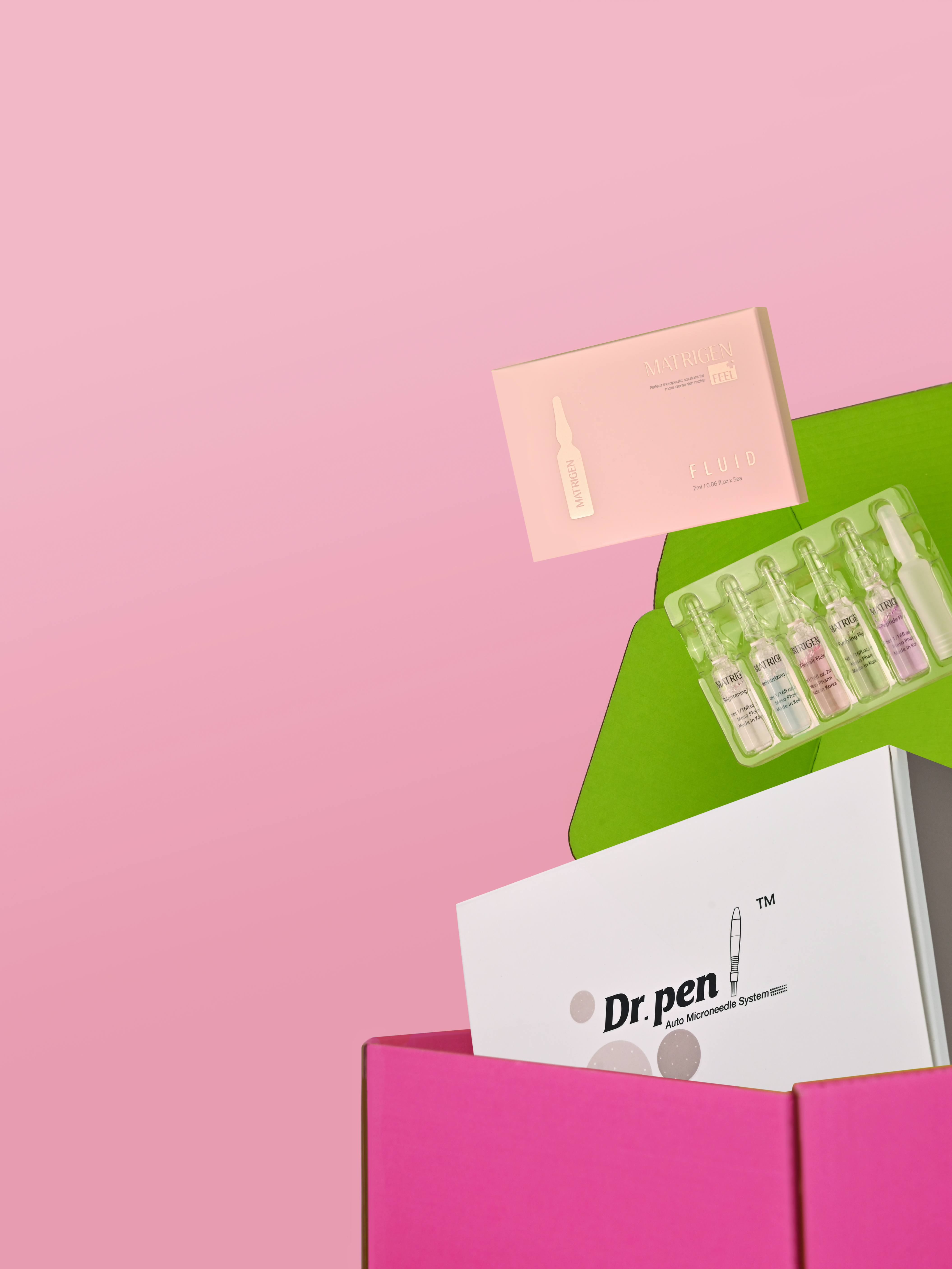 Dr.pen Стартовый набор (Дермапен E30 + доп 2 шт картридж белый байонет + сыворотка флюид 5 видов по 2 мл + маска тканевая 1 шт.) купить в интернет-магазине Skin-Mag