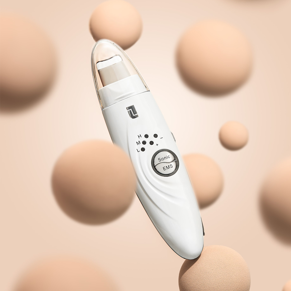 Lifetrons Ultrasonic Cleanser with lon & EMS Toning Technology Ультразвуковой очищающий прибор с технологией ионного лифтинга и ЭМС купить в интернет-магазине Skin-Mag