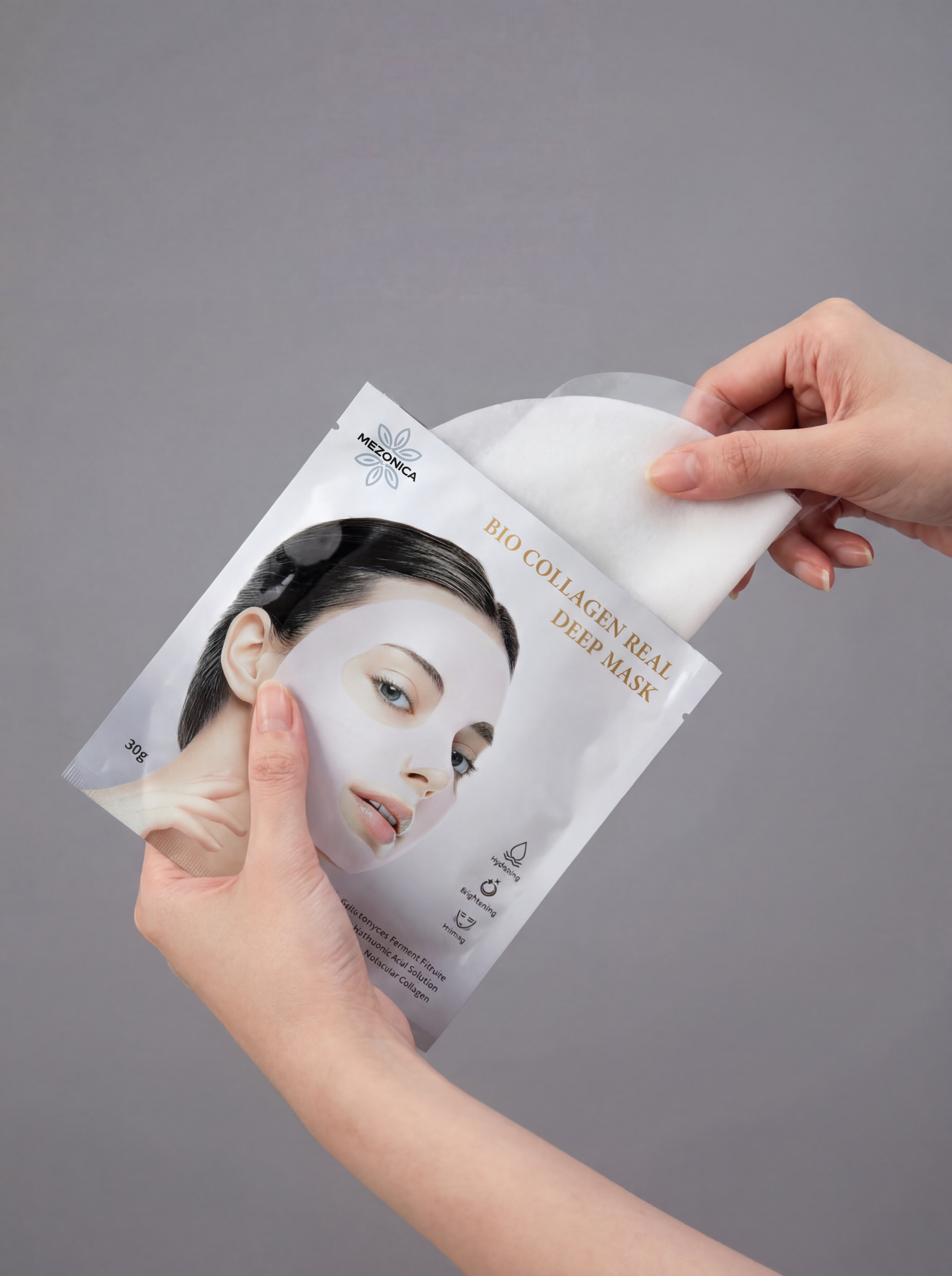 Mezonica Centella Bio Collagen Real Deep Mask Био коллагеновая гидрогелевая маска для лица, 4 шт купить в интернет-магазине Skin-Mag