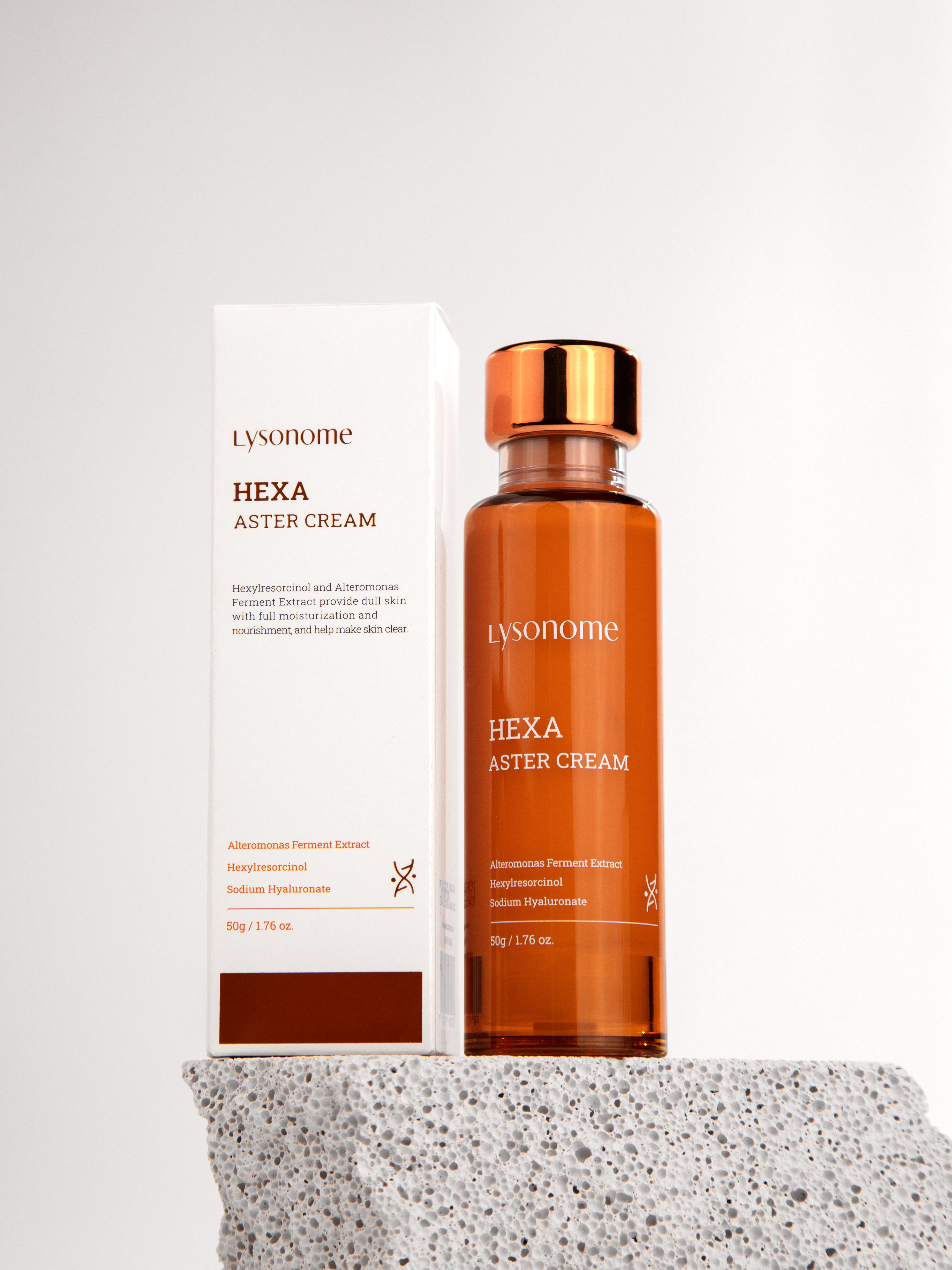 Lysonome Hexa Aster Cream Крем для лица ночной с гексилрезорцином, 50 г купить в интернет-магазине Skin-Mag