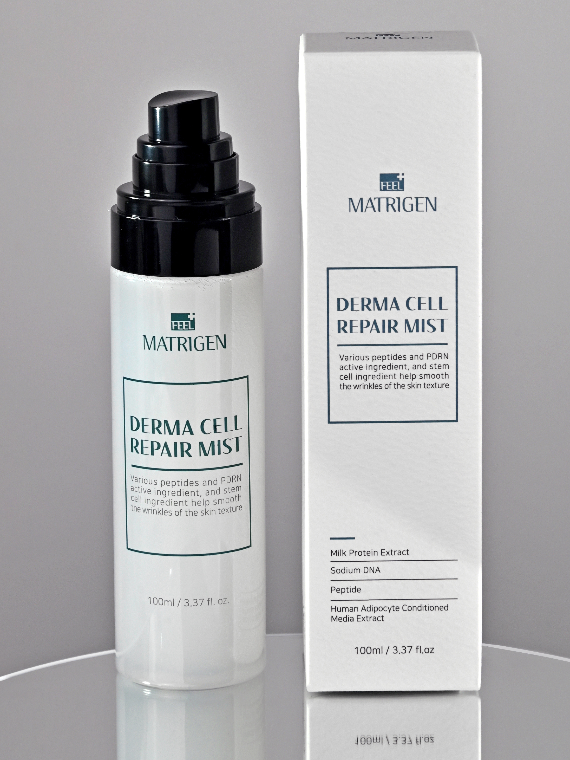 Matrigen Derma Cell Repair Mist Мист для лица с пептидами и PDRN, 100 мл купить в интернет-магазине Skin-Mag