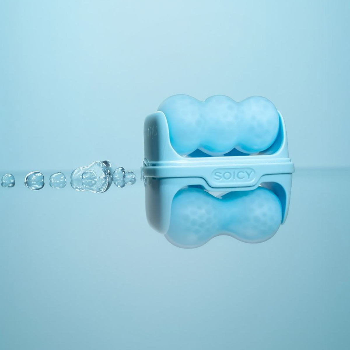 Mezonica Soicy 30 blue Роликовый массажер для лица и тела, цвет голубой купить в интернет-магазине Skin-Mag