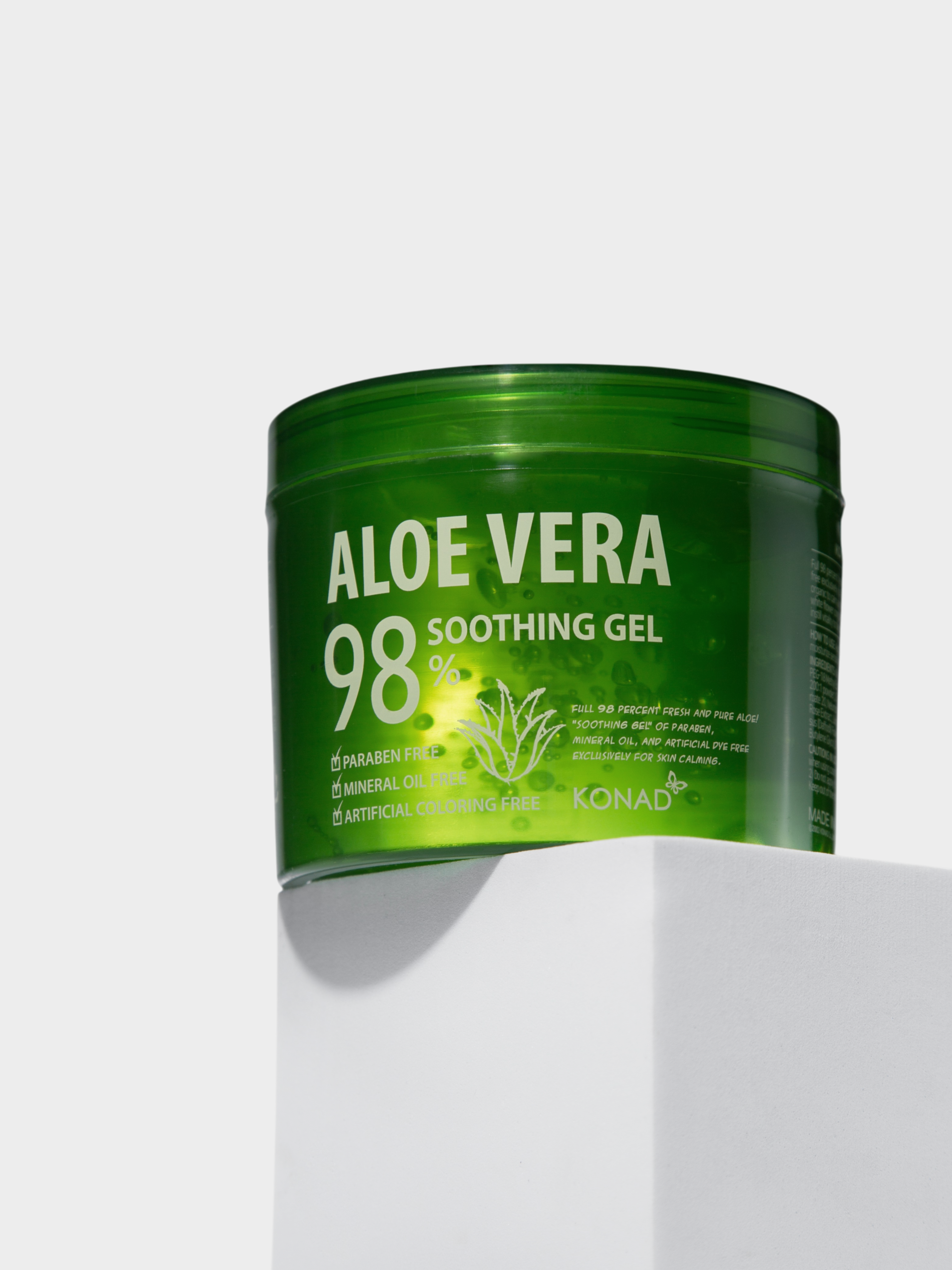 Konad Aloe Vera 98% Soothing Gel Гель алоэ вера 98% для лица и тела, 500 мл купить в интернет-магазине Skin-Mag