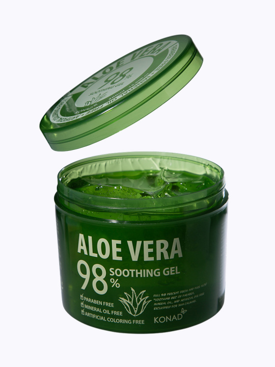 Konad Aloe Vera 98% Soothing Gel Гель алоэ вера 98% для лица и тела, 500 мл купить в интернет-магазине Skin-Mag